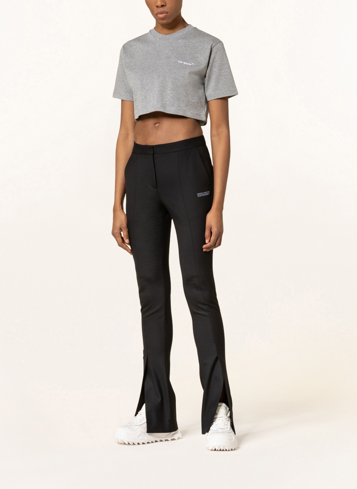 Off-White Trousers, Color: BLACK (Image 2)
