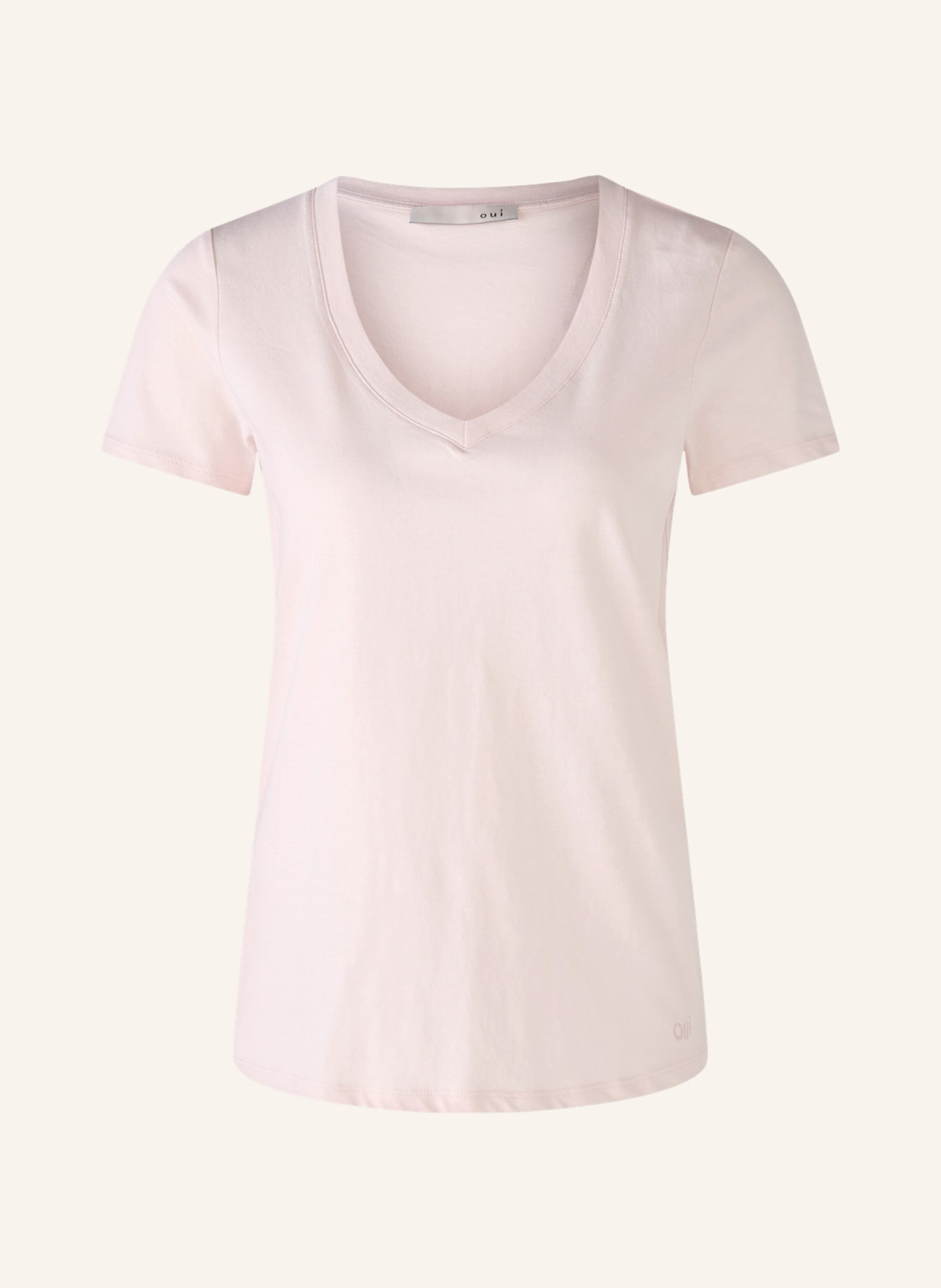 oui T-shirt , Color: LIGHT PINK (Image 1)