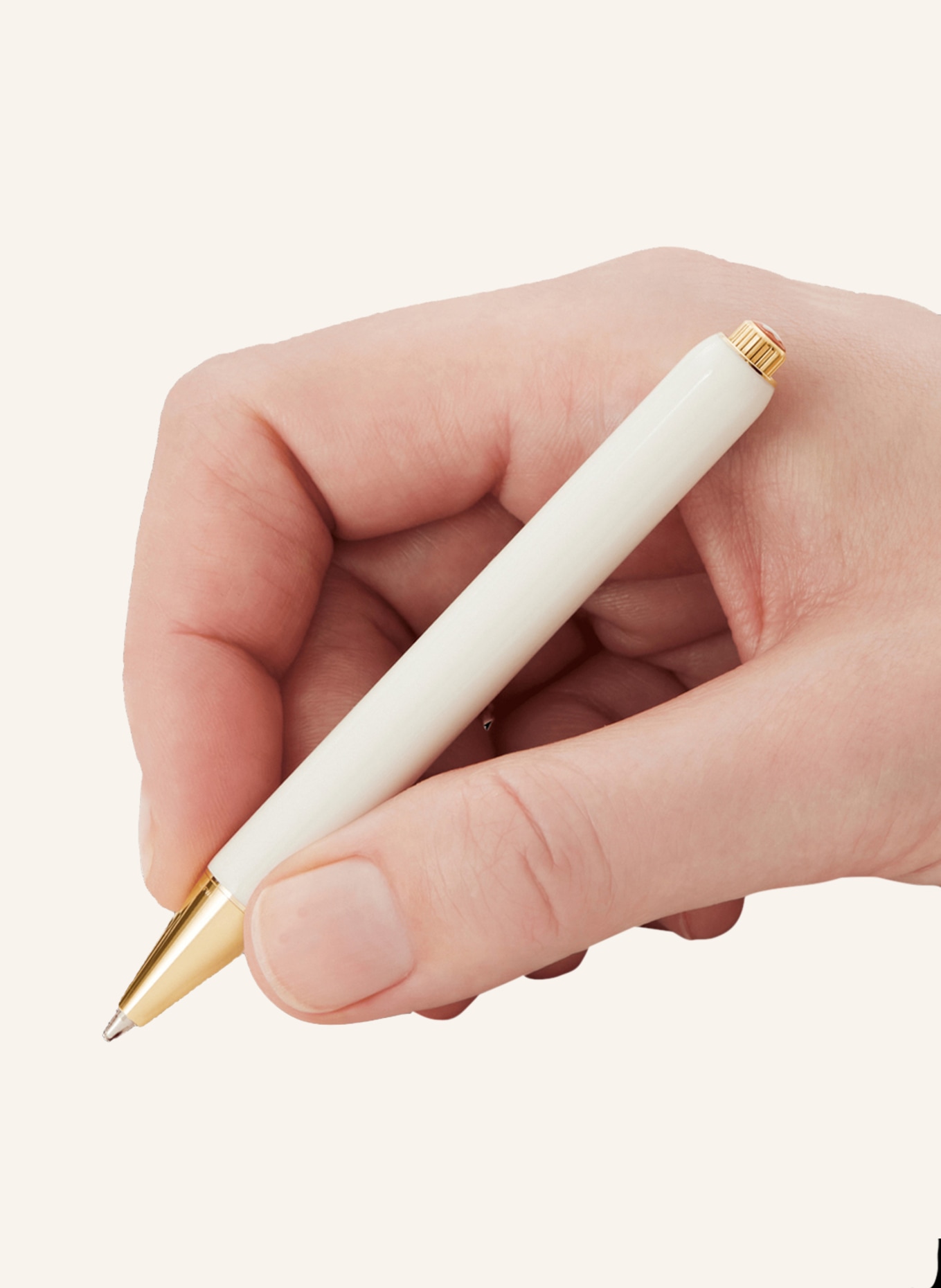 MONTBLANC Ballpoint pen HERITAGE ROUGE ET NOIR BABY, Color: ECRU (Image 3)