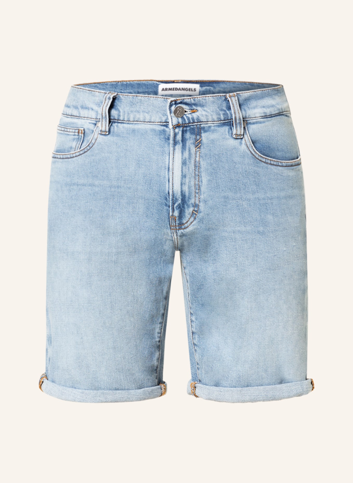 ARMEDANGELS Szorty jeansowe NAAIL slim fit , Kolor: 1952 mineral blue (Obrazek 1)
