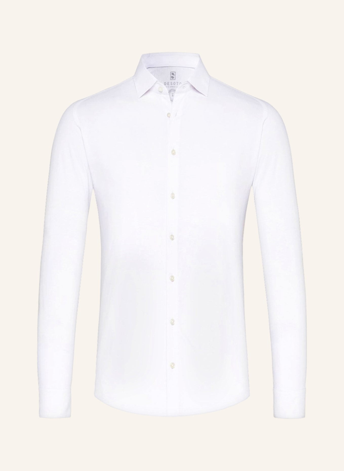 DESOTO Jerseyhemd Slim Fit , Farbe: WEISS (Bild 1)