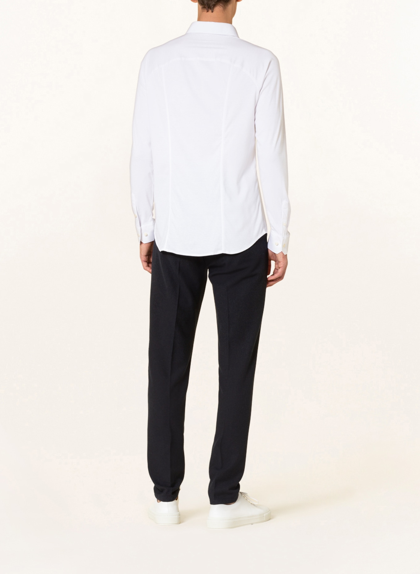 DESOTO Jerseyhemd Slim Fit , Farbe: WEISS (Bild 3)