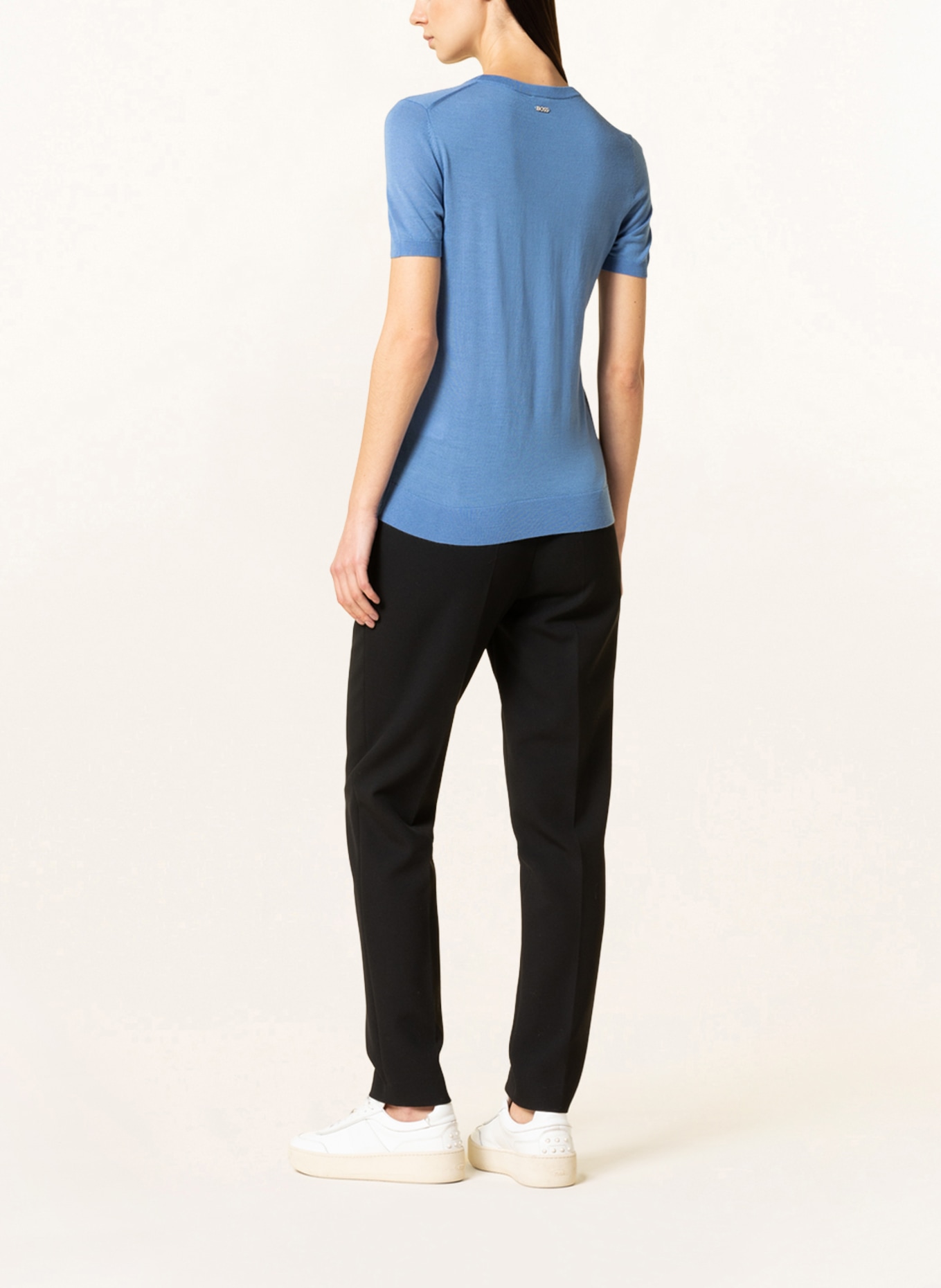 BOSS Strickshirt FALYSSIAS, Farbe: HELLBLAU (Bild 3)