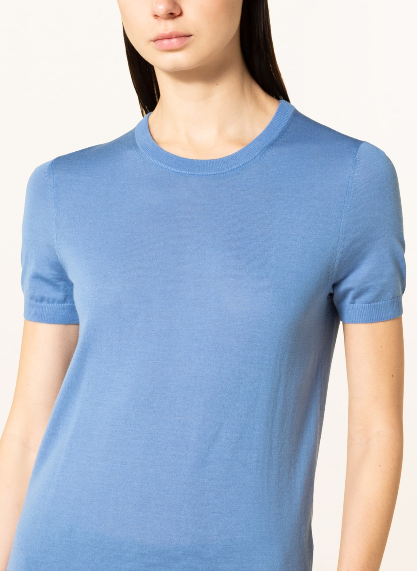 BOSS Strickshirt FALYSSIAS, Farbe: HELLBLAU (Bild 4)