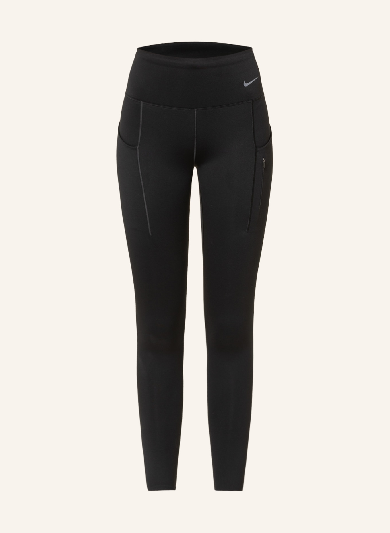 Nike Running tights GO, Color: BLACK (Image 1)