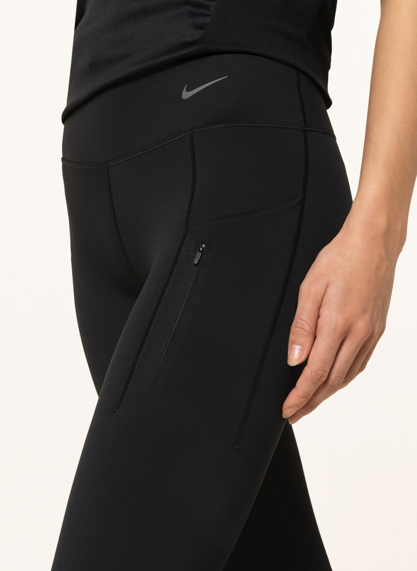 Nike Running tights GO, Color: BLACK (Image 5)