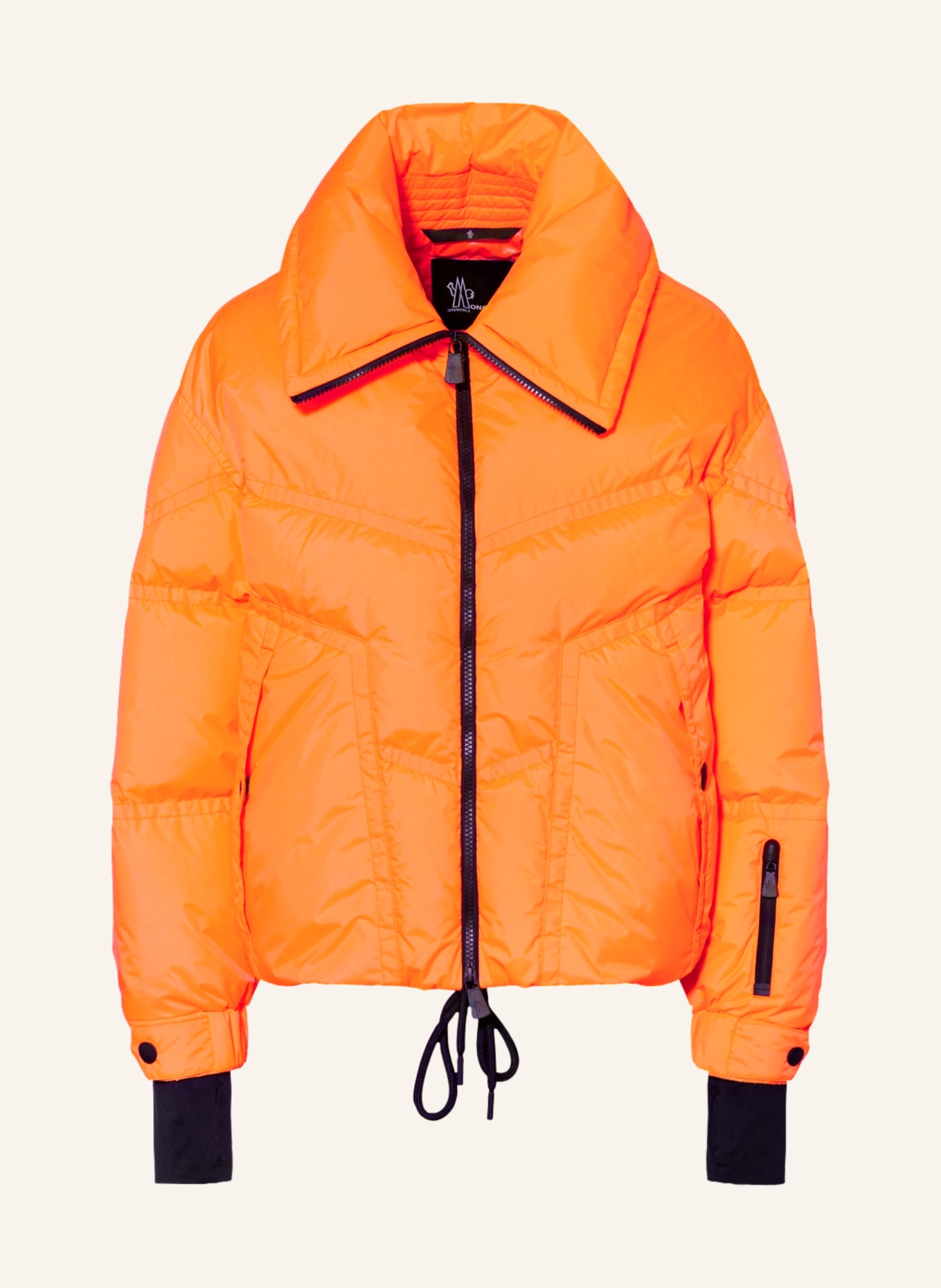 MONCLER GRENOBLE Down ski jacket CLUSE, Color: ORANGE (Image 1)
