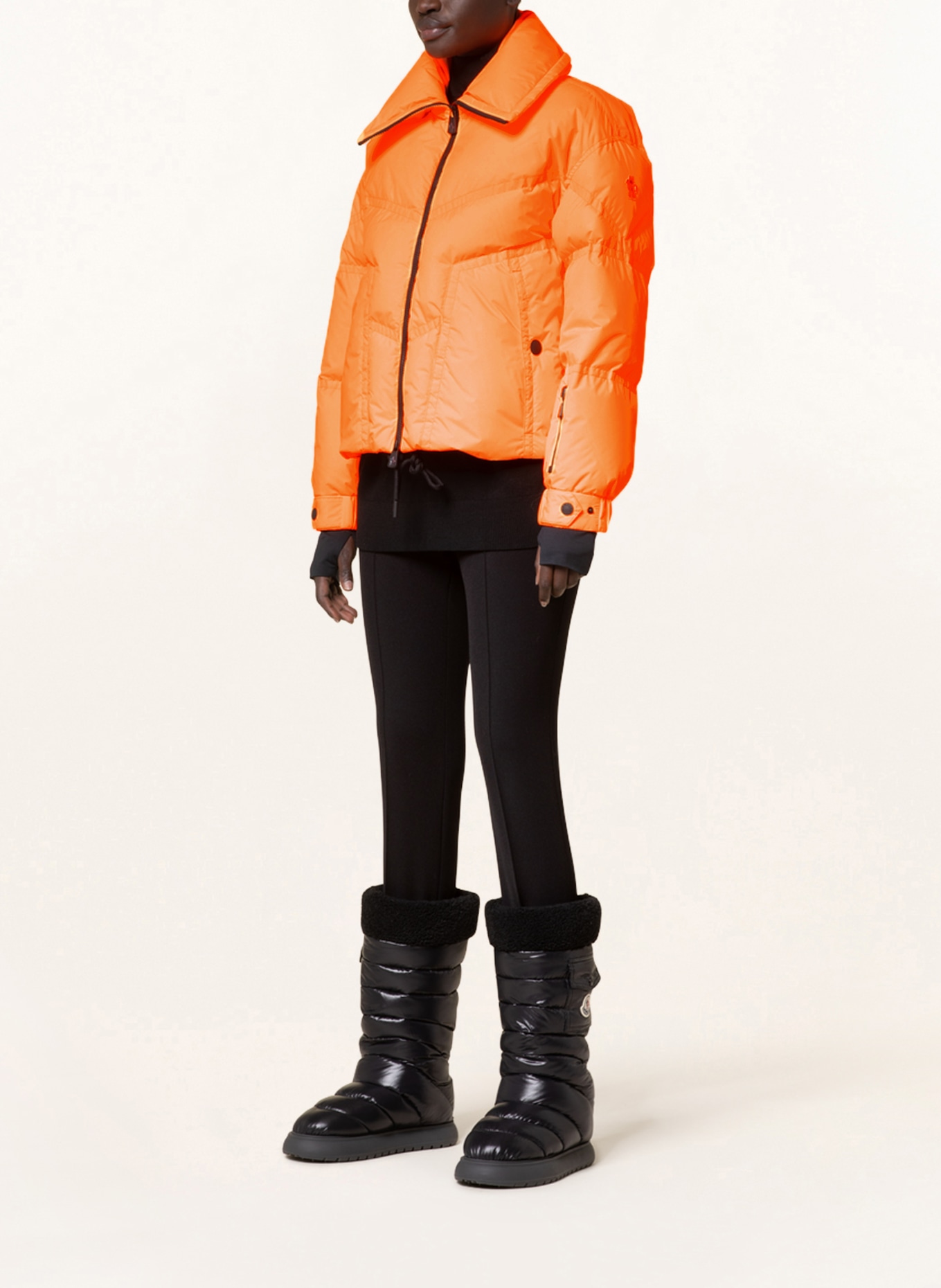 MONCLER GRENOBLE Down ski jacket CLUSE, Color: ORANGE (Image 2)