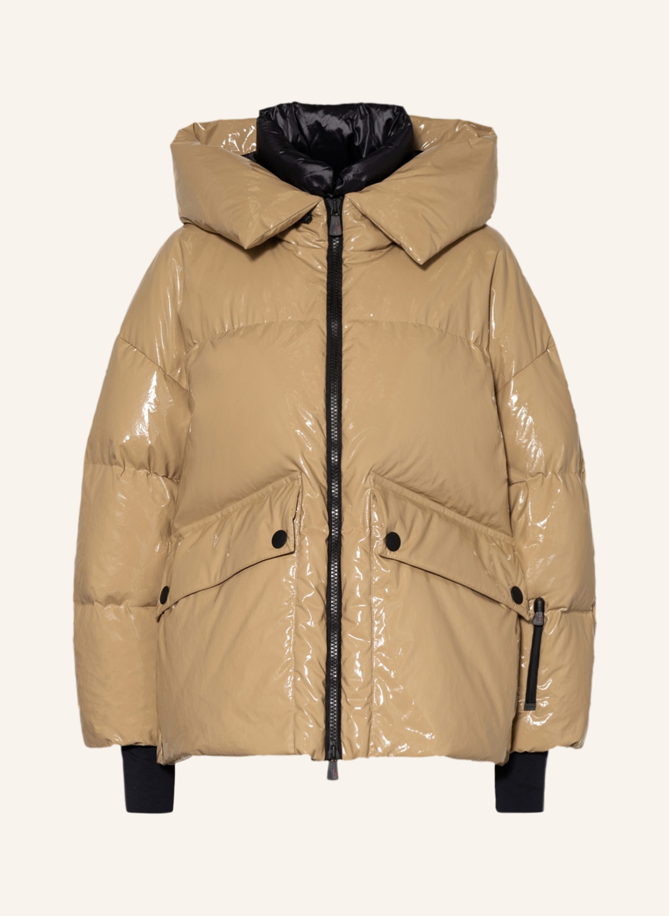 MONCLER GRENOBLE Down ski jacket TILLIER, Color: LIGHT BROWN (Image 1)