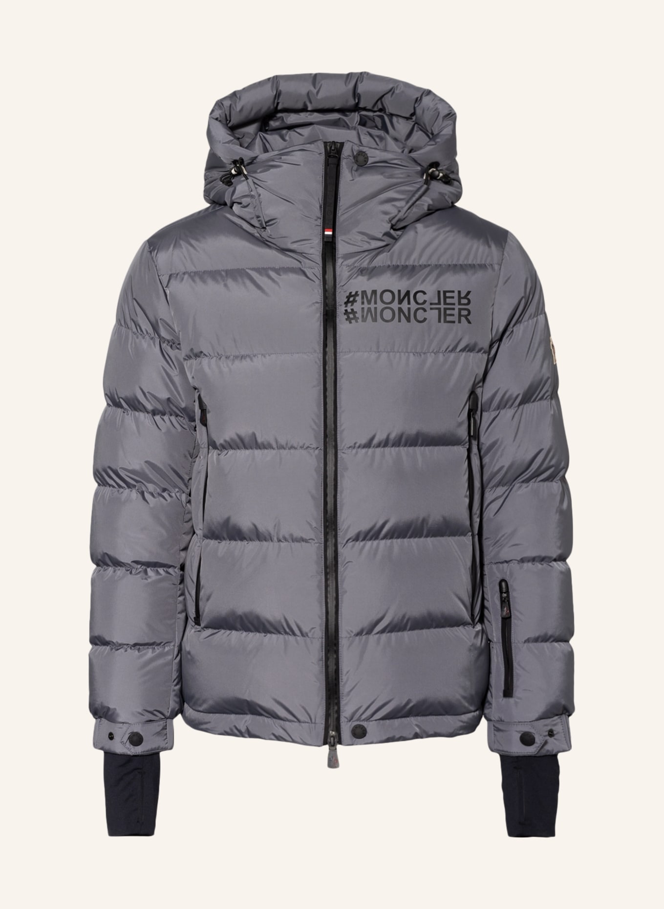 MONCLER GRENOBLE Down ski jacket ISORNO, Color: GRAY (Image 1)
