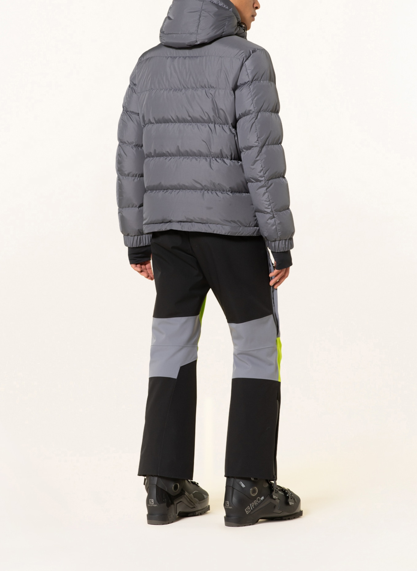 MONCLER GRENOBLE Down ski jacket ISORNO, Color: GRAY (Image 3)