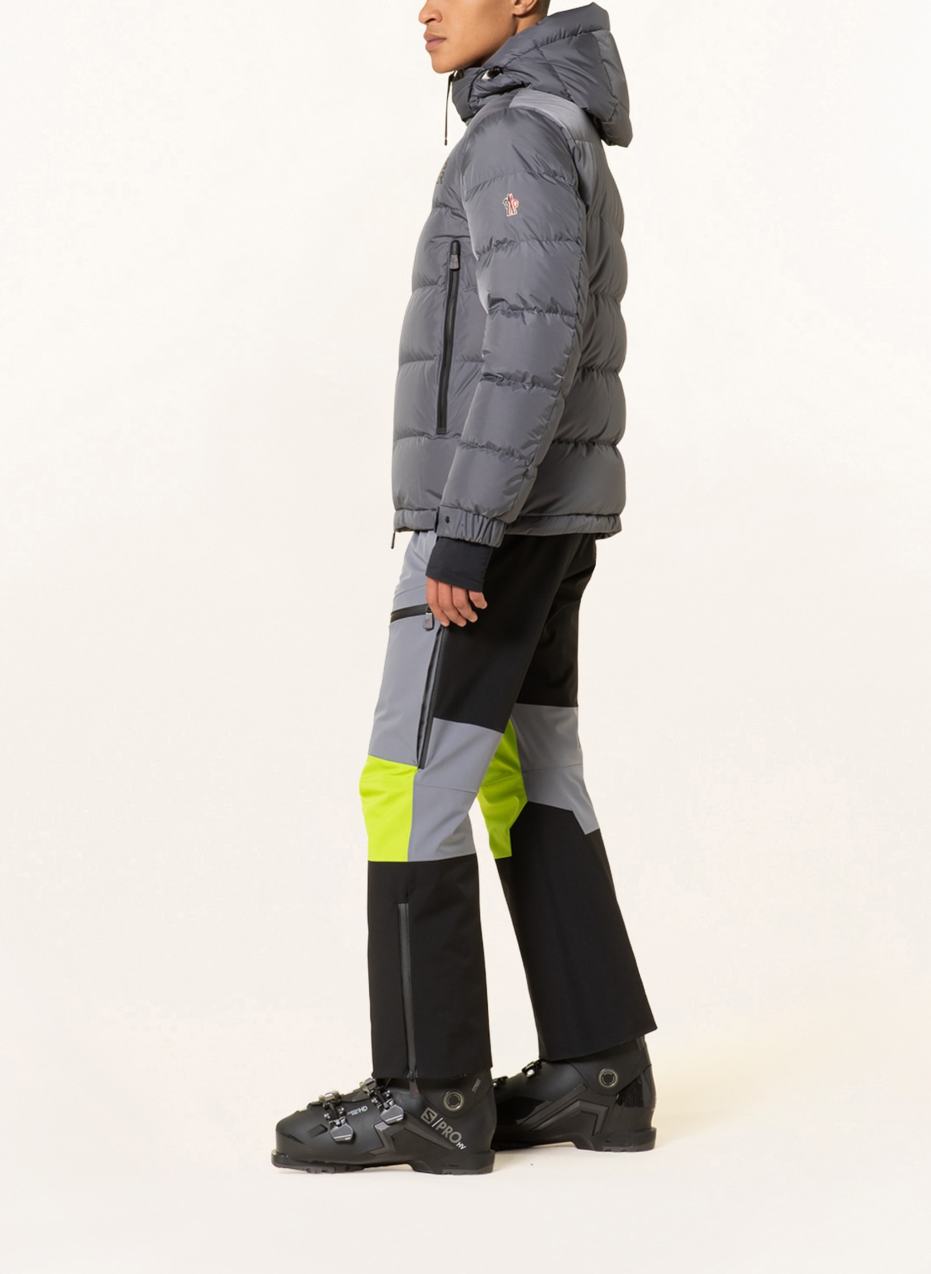 MONCLER GRENOBLE Down ski jacket ISORNO, Color: GRAY (Image 4)
