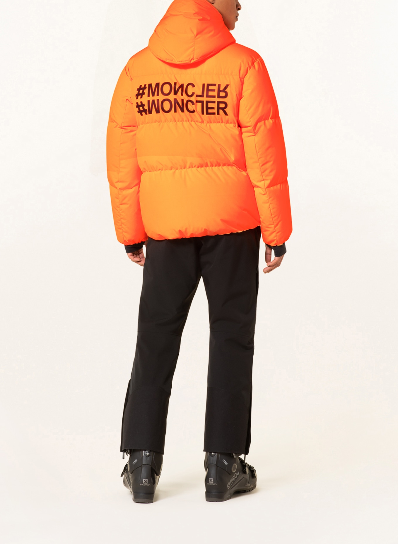 MONCLER GRENOBLE Down ski jacket MAZOD, Color: NEON ORANGE (Image 3)