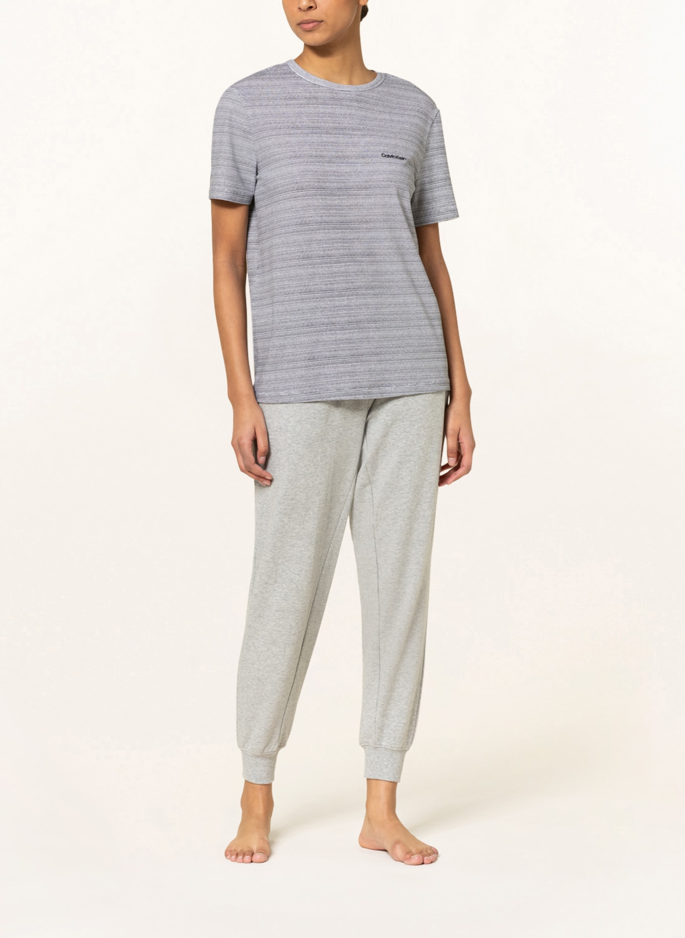 Calvin Klein Koszulka do spania PURE COTTON , Kolor: CZARNY/ BIAŁY (Obrazek 2)