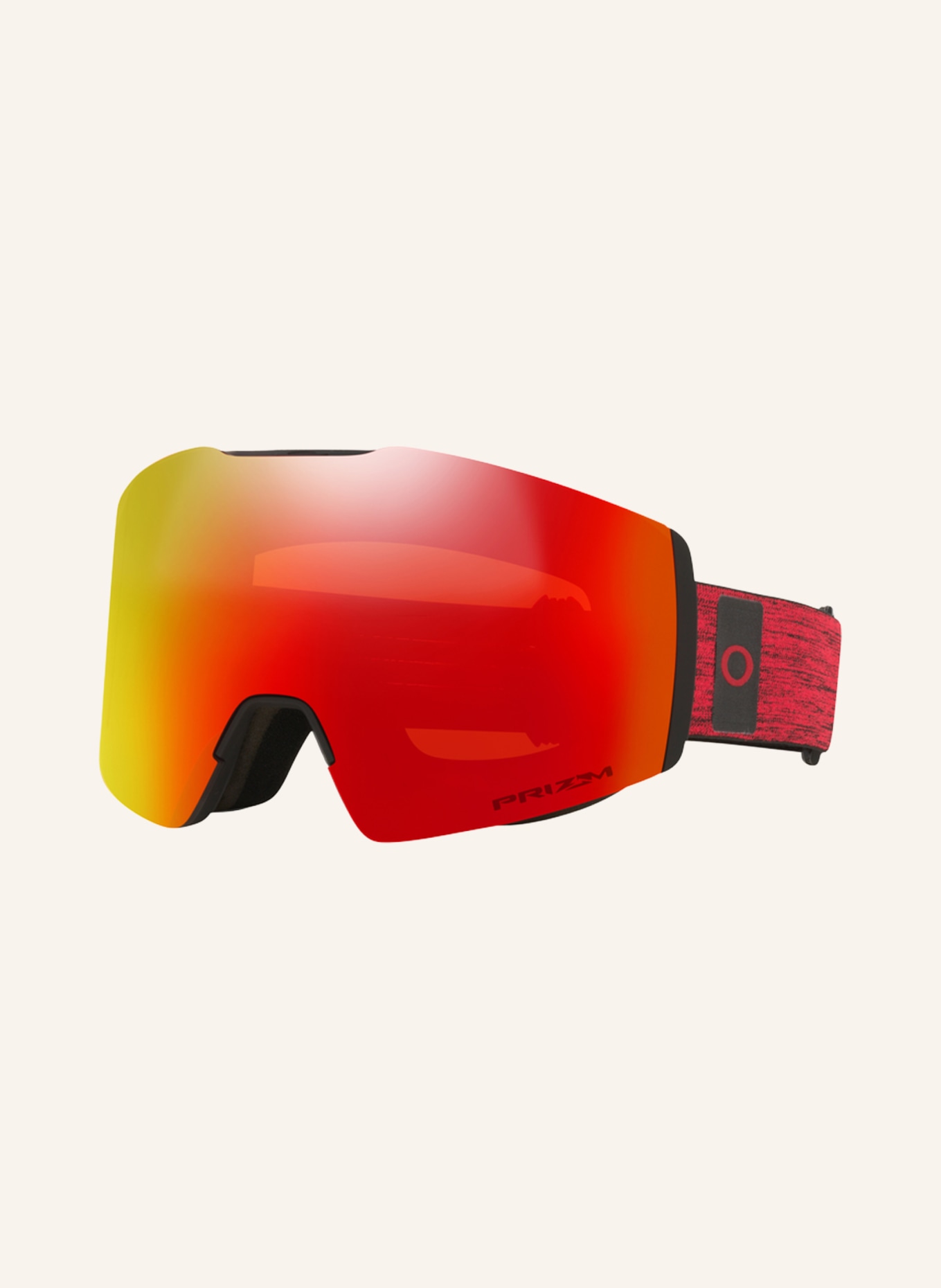 OAKLEY Ski goggles FALL LINE, Color: BLACK/ RED (Image 1)