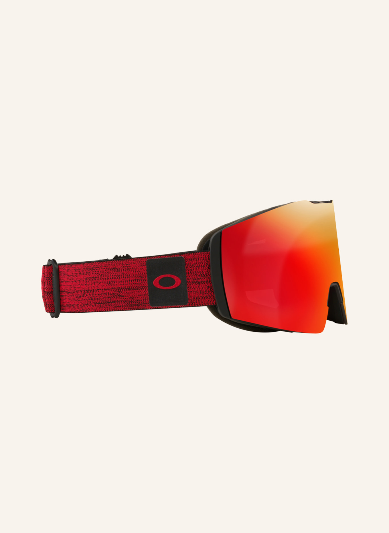 OAKLEY Ski goggles FALL LINE, Color: BLACK/ RED (Image 3)