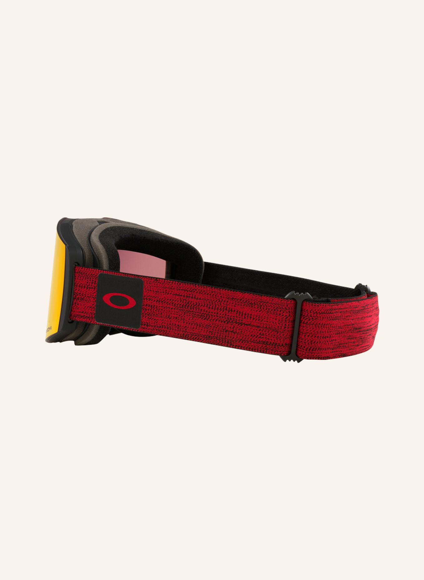 OAKLEY Ski goggles FALL LINE, Color: BLACK/ RED (Image 4)
