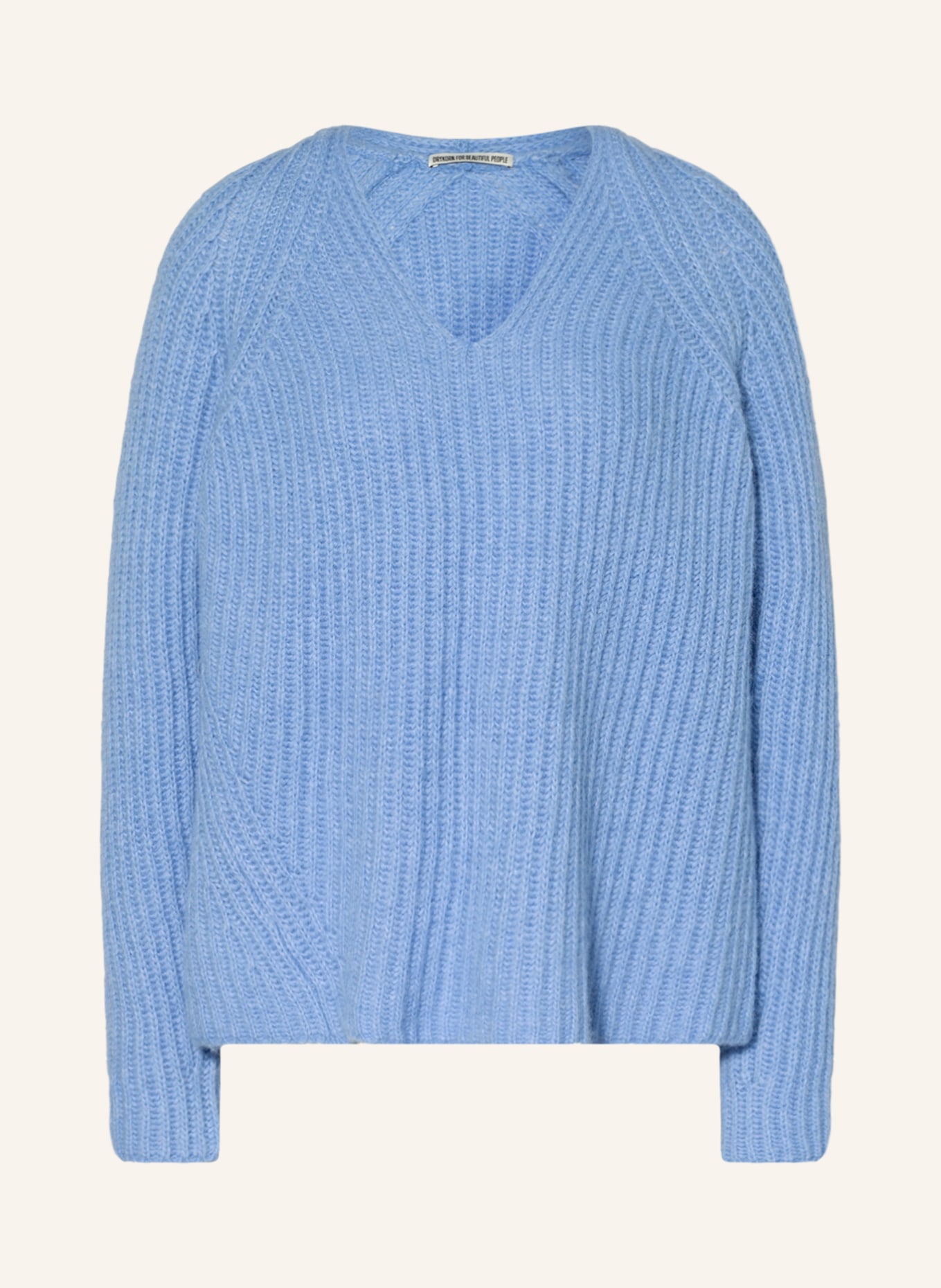 DRYKORN Sweter LYNETTE z dodatkiem alpaki, Kolor: JASNONIEBIESKI (Obrazek 1)