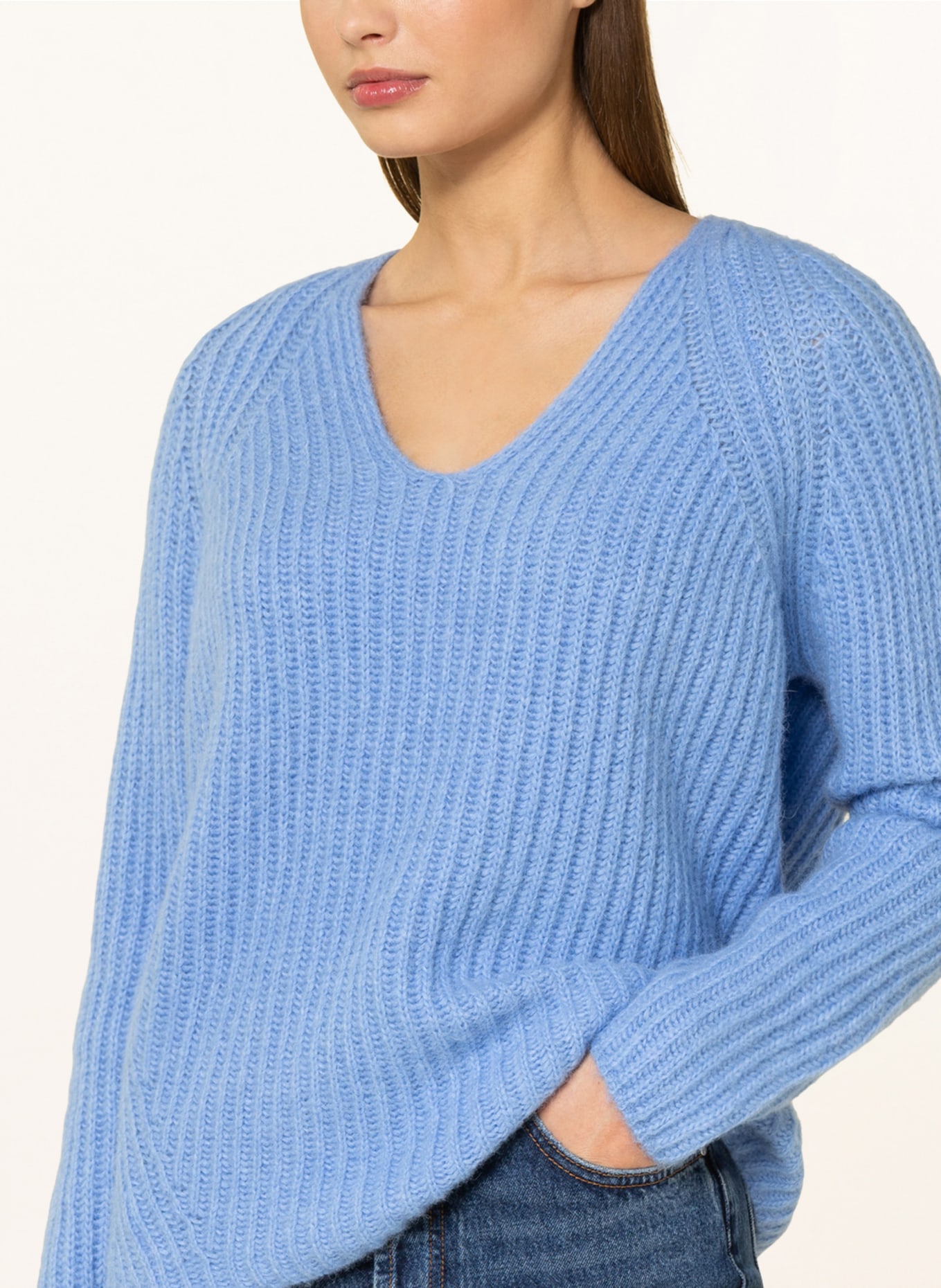 DRYKORN Pullover LYNETTE with alpaca, Color: LIGHT BLUE (Image 4)