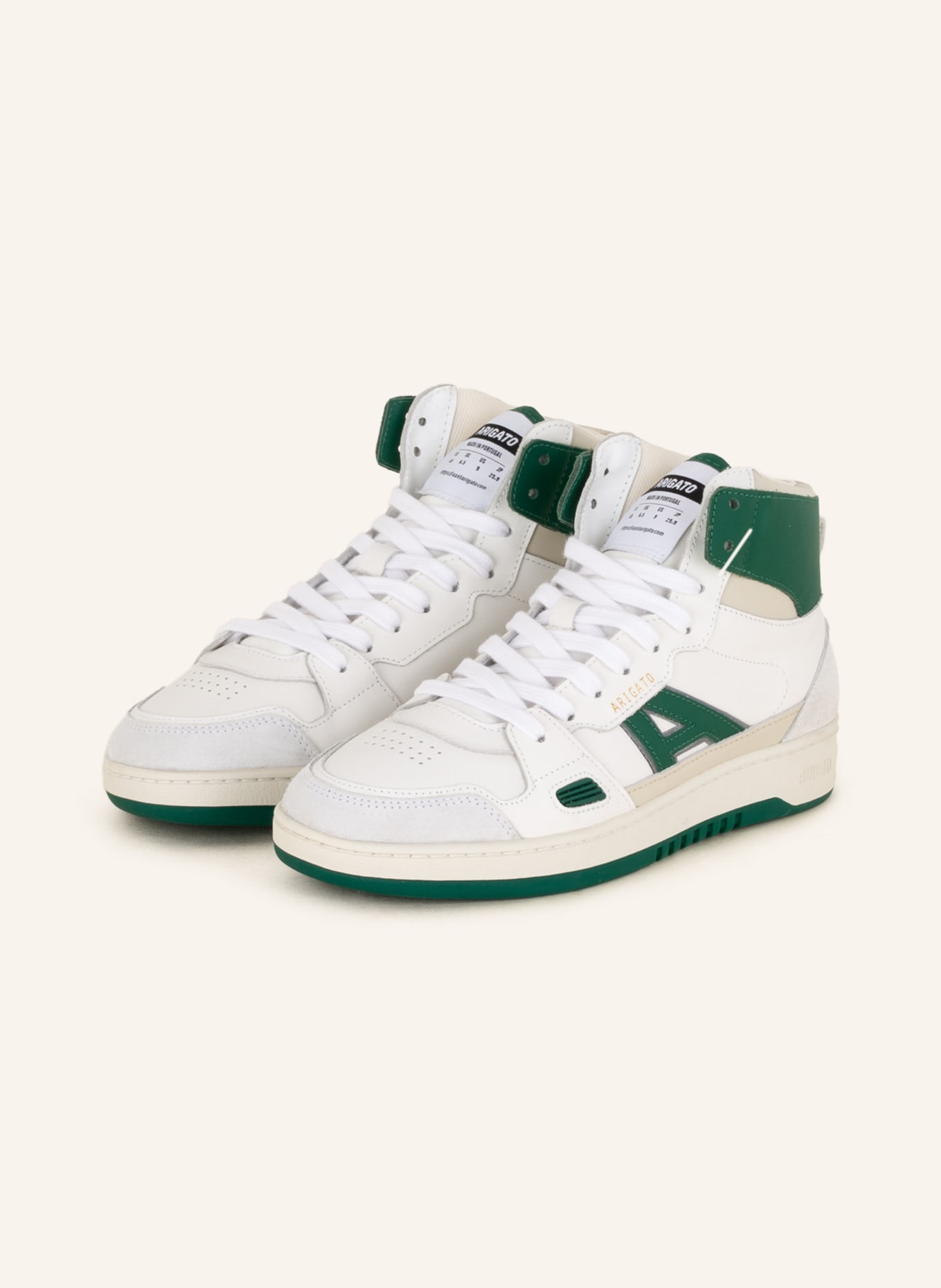 AXEL ARIGATO Hightop-Sneaker A DICE, Farbe: WEISS/ GRÜN (Bild 1)
