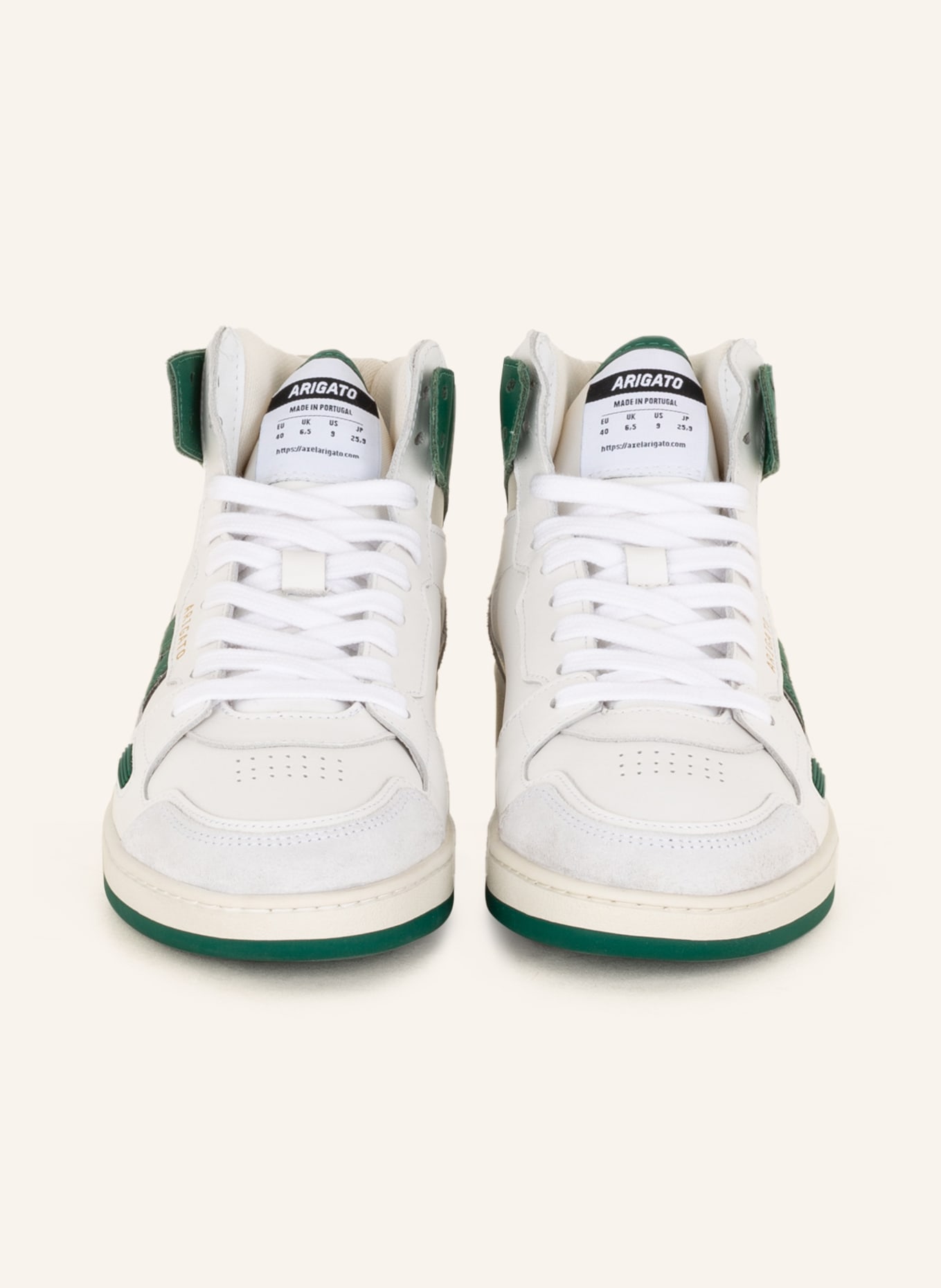 AXEL ARIGATO Hightop-Sneaker A DICE, Farbe: WEISS/ GRÜN (Bild 3)
