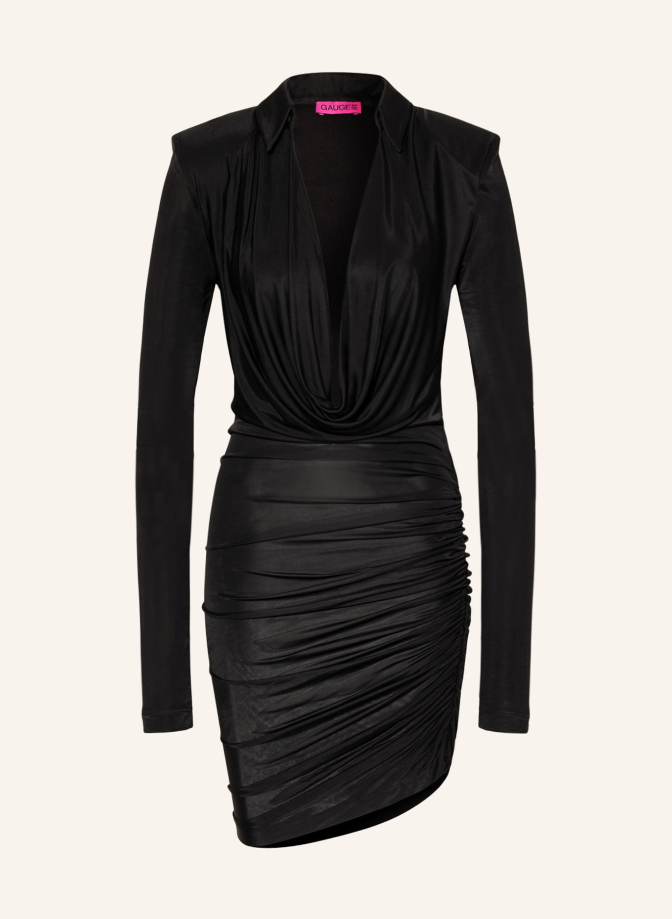GAUGE81 Jersey dress UTENA , Color: BLACK (Image 1)
