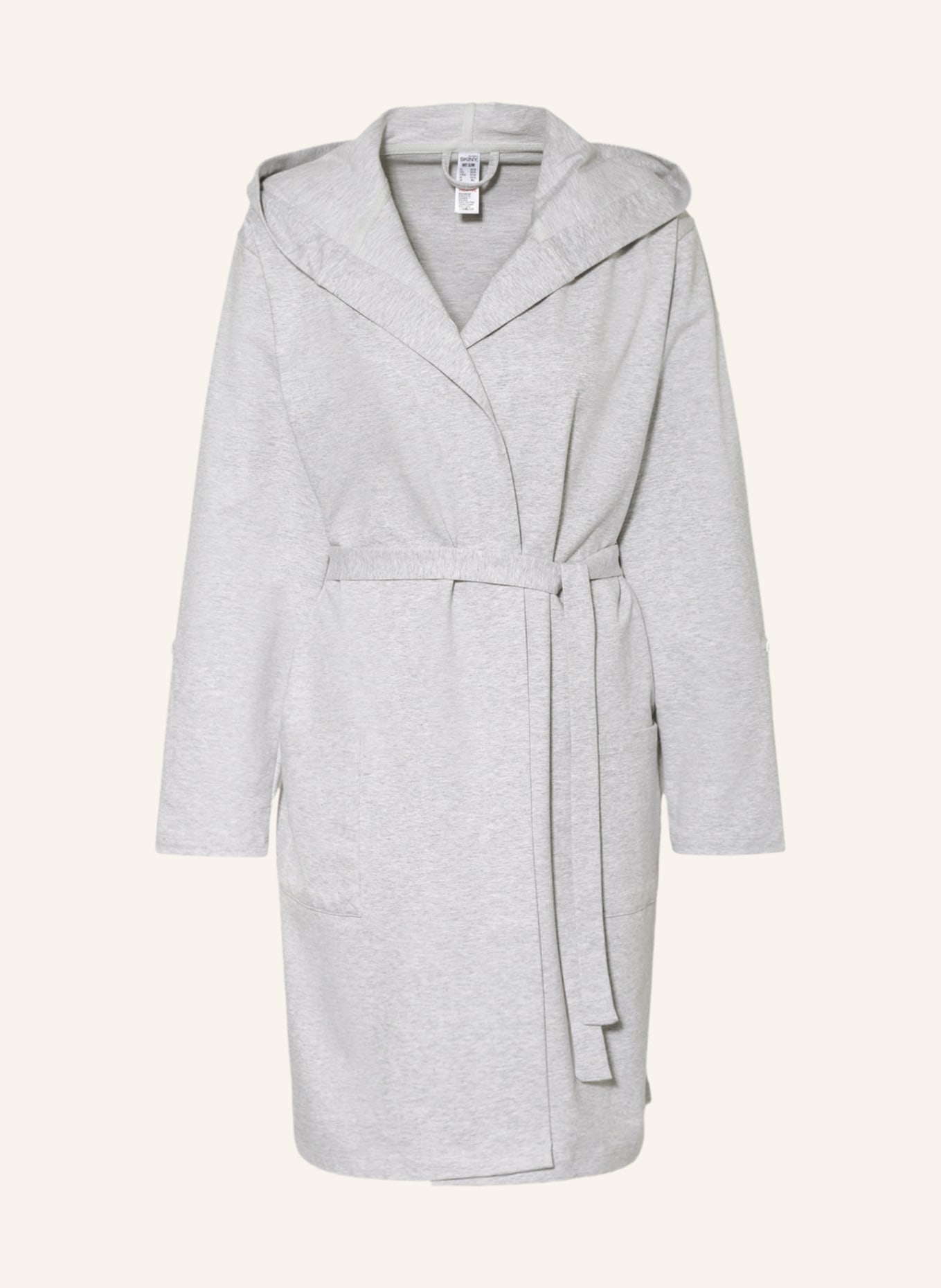 Skiny Women’s bathrobe EVERY NIGHT IN MIX & MATCH, Color: LIGHT GRAY (Image 1)