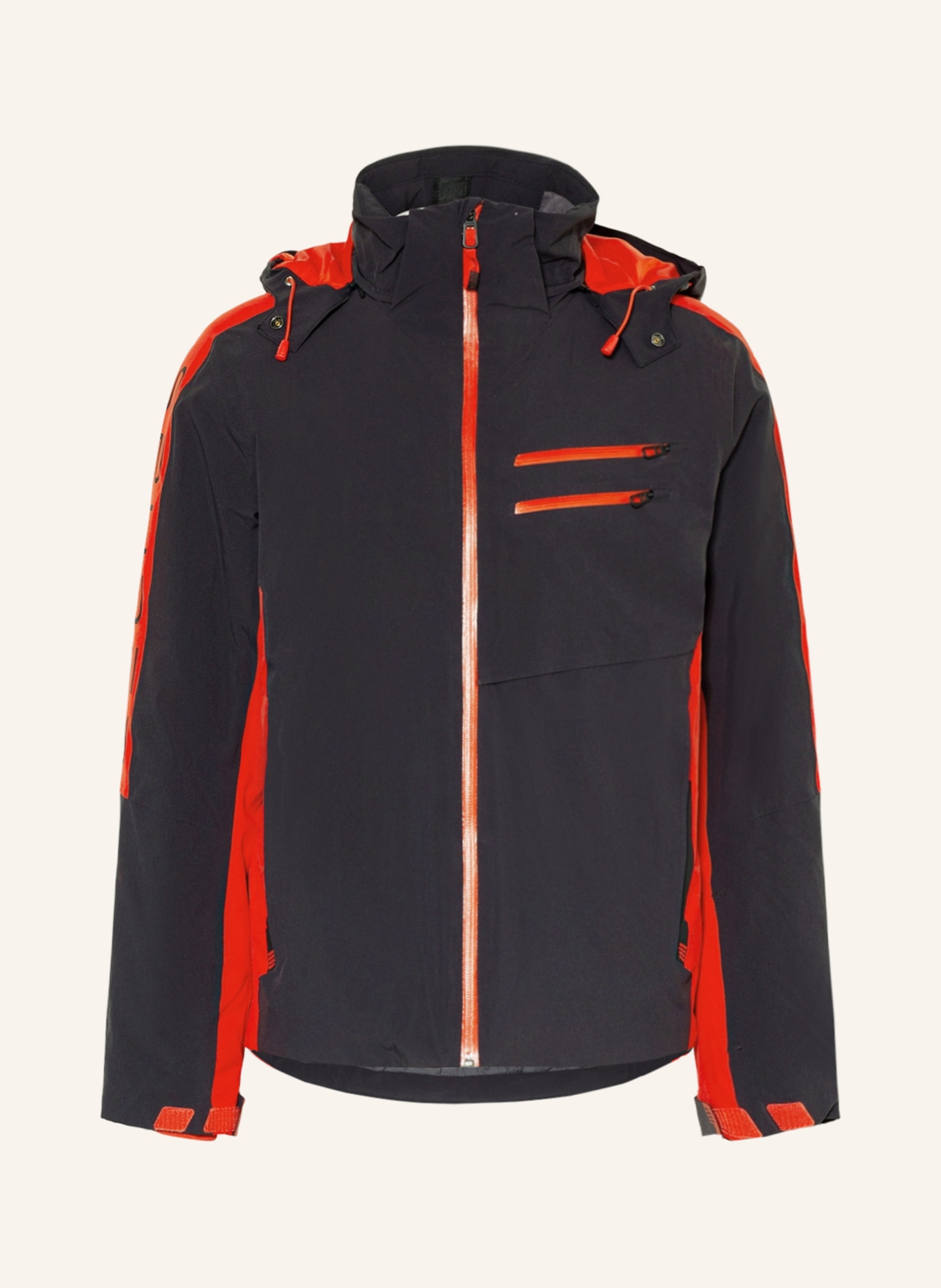 SPYDER Ski jacket ORBITER, Color: BLACK/ RED (Image 1)