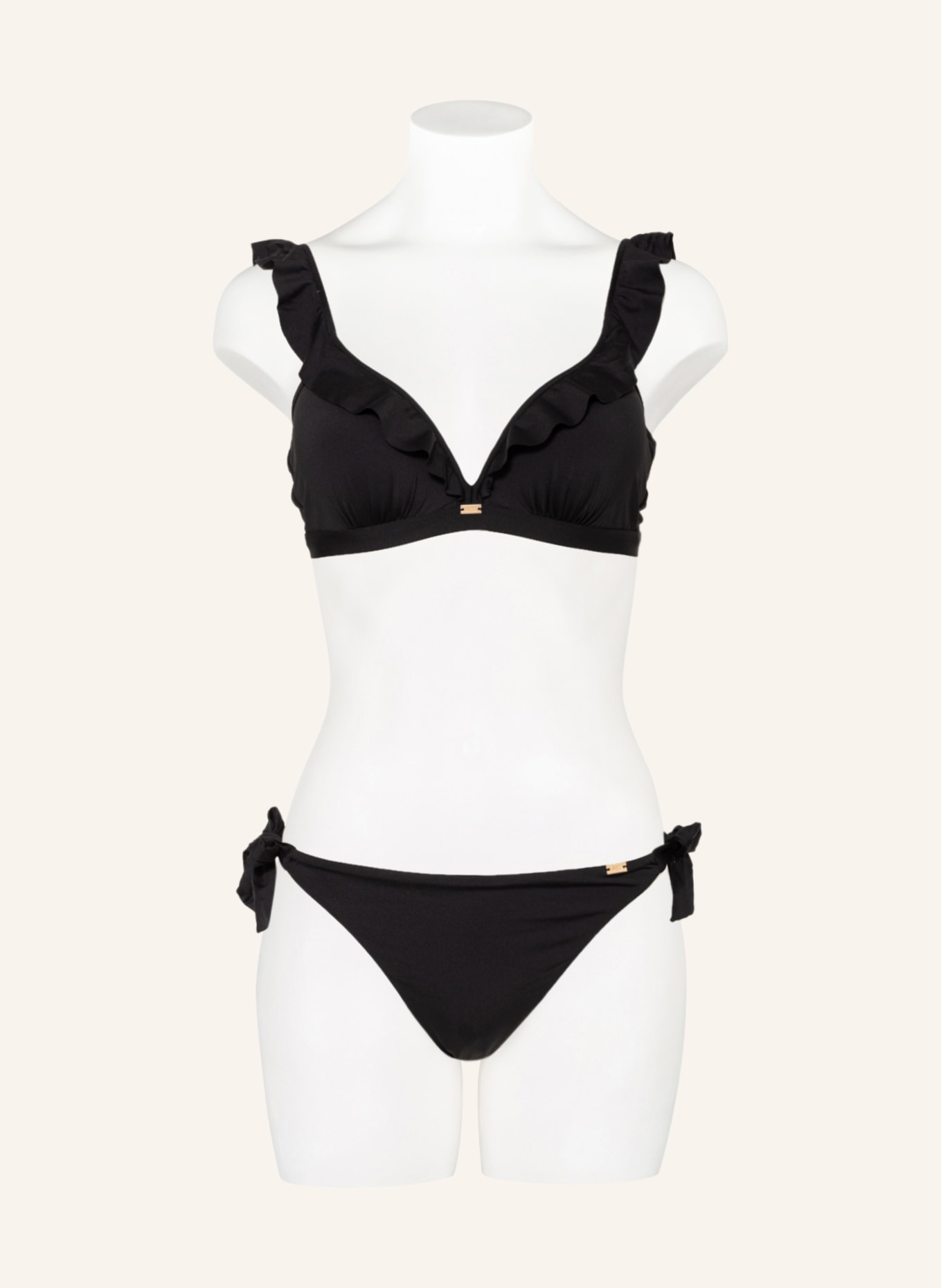 SAM FRIDAY Underwired bikini top CAPE, Color: BLACK (Image 2)