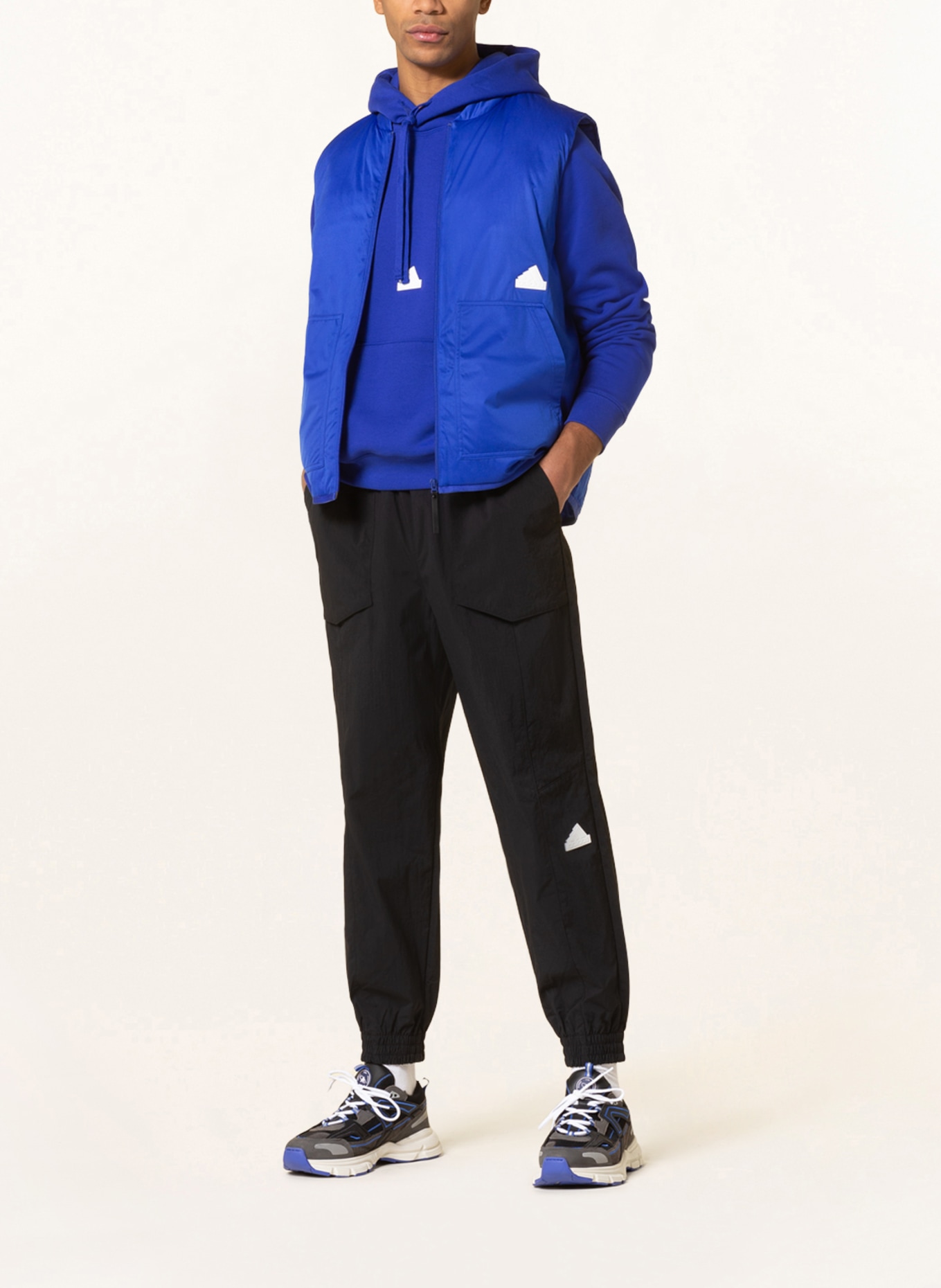 adidas Vest, Color: BLUE (Image 2)