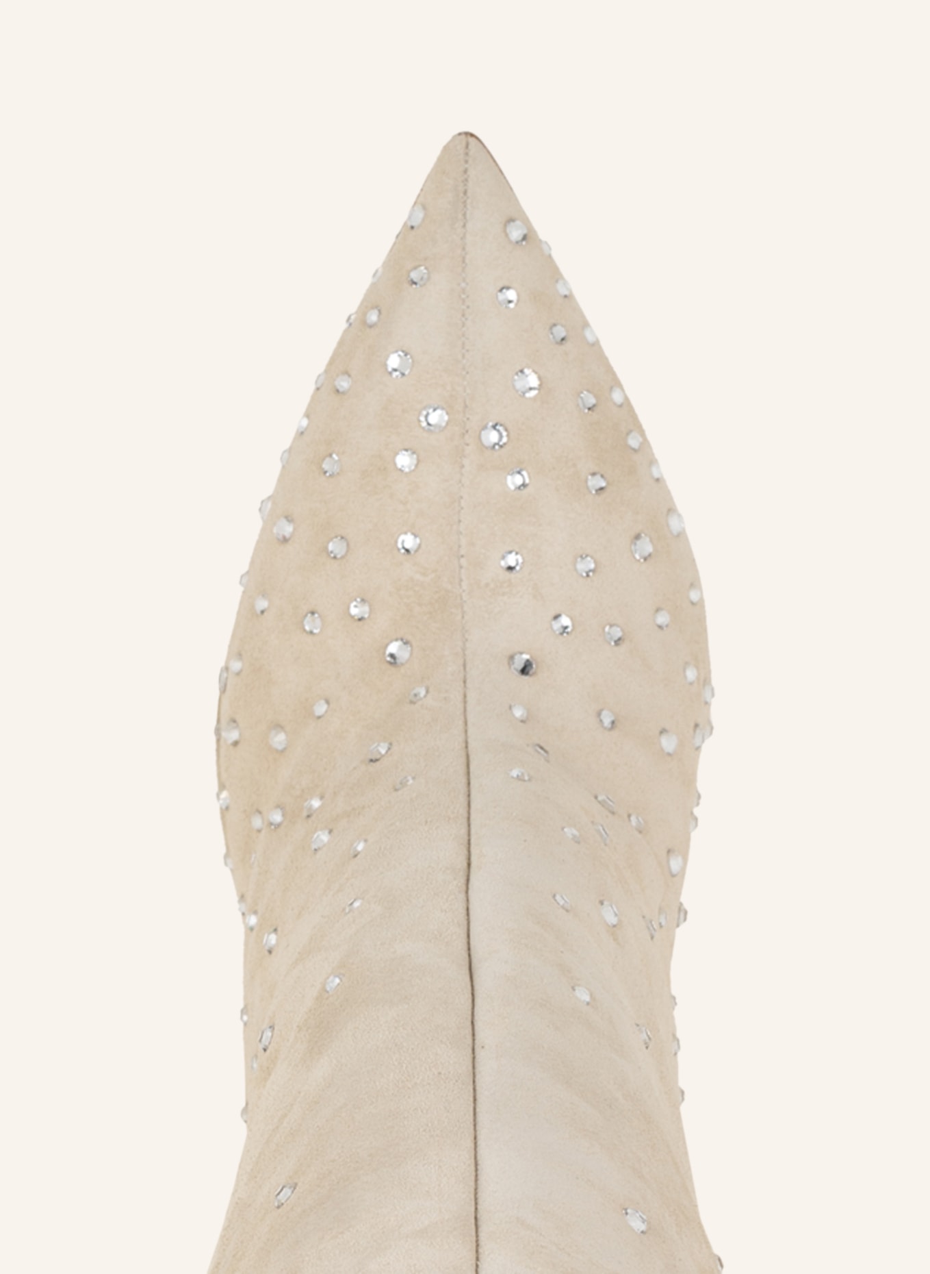 PARIS TEXAS Overknee-Stiefel HOLLY mit Schmucksteinen, Farbe: CREME (Bild 5)