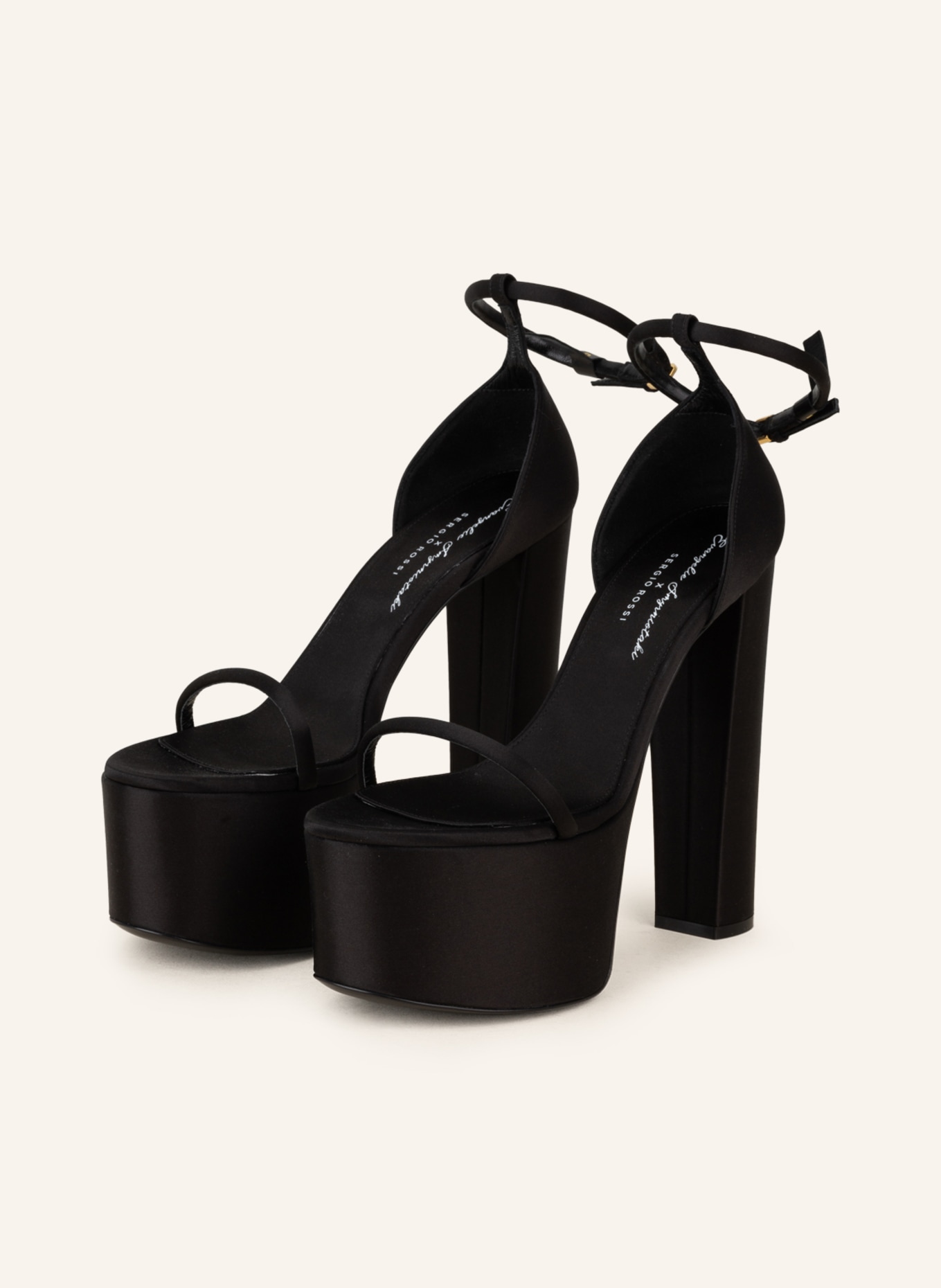 sergio rossi Platform sandals , Color: BLACK (Image 1)