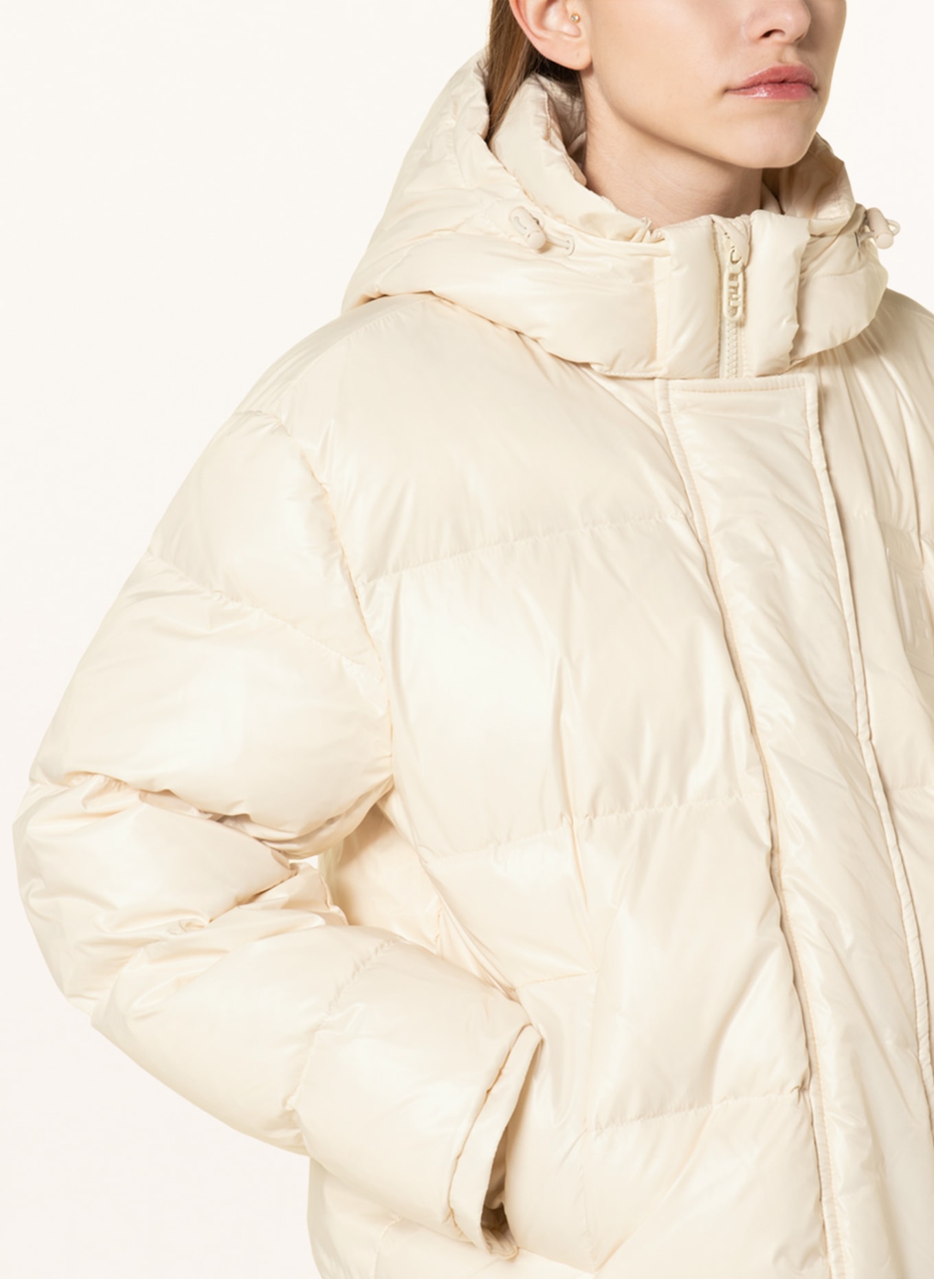 FENDI Down jacket with removable hood, Color: ECRU (Image 5)
