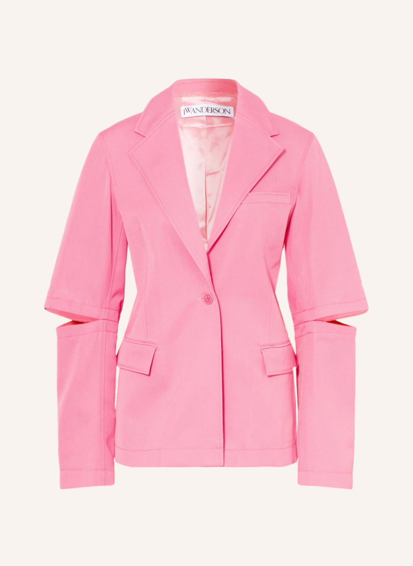 JW ANDERSON Blazer with cut-outs, Color: PINK (Image 1)