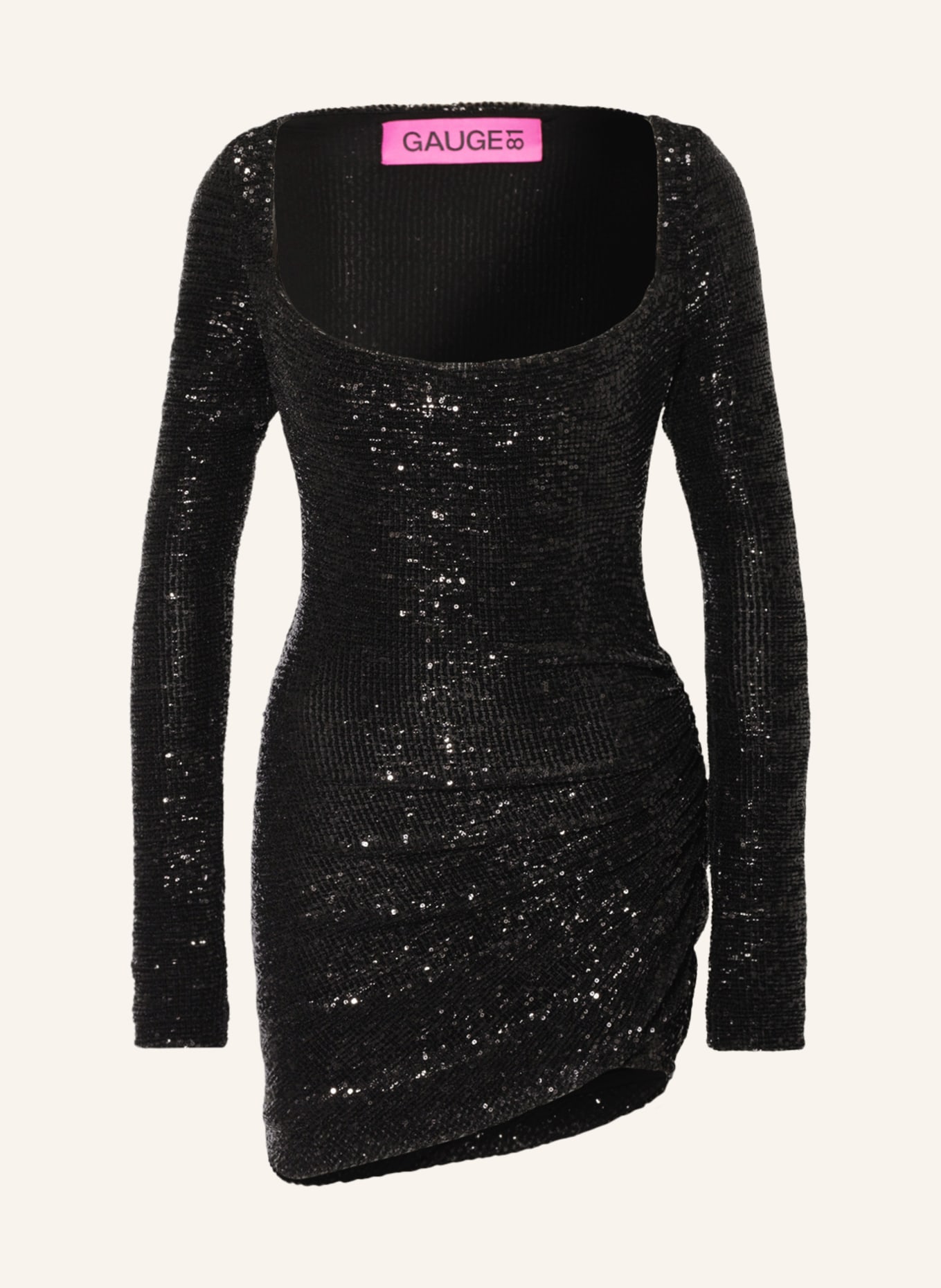 GAUGE81 Dress EVRY with sequins, Color: BLACK (Image 1)