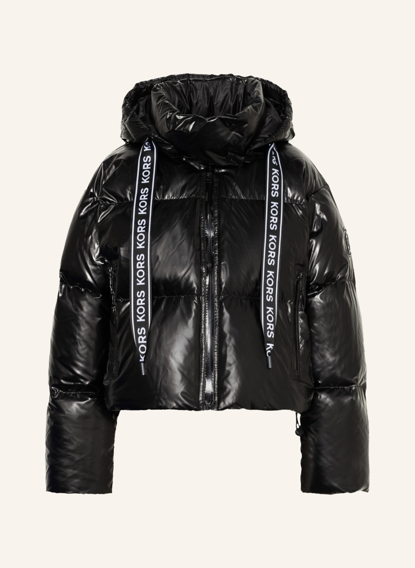 MICHAEL BY MICHAEL KORS Leather motorcycle jacket Black Woman Elsa  Boutique