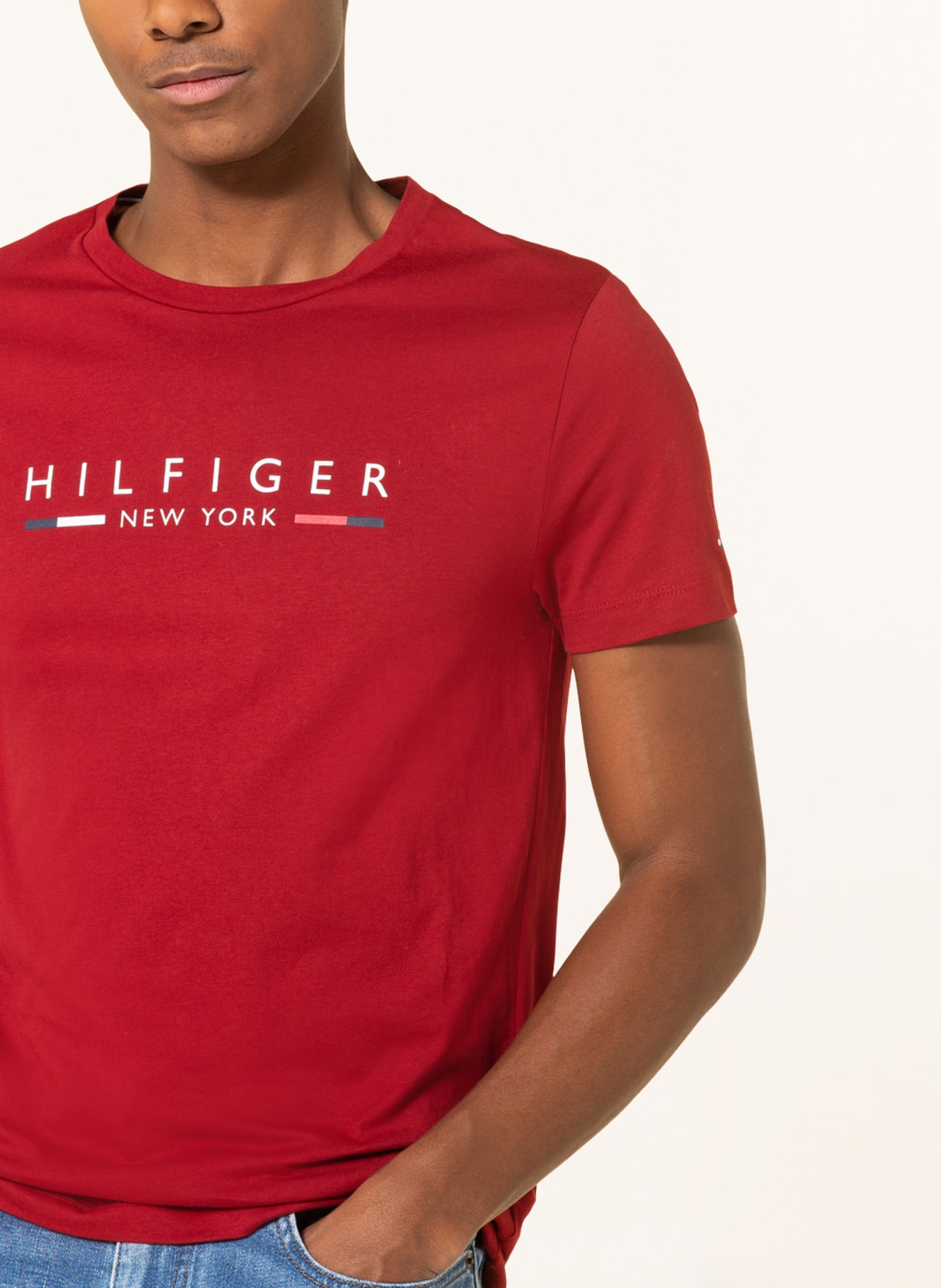 TOMMY HILFIGER T-shirt, Color: RED (Image 4)