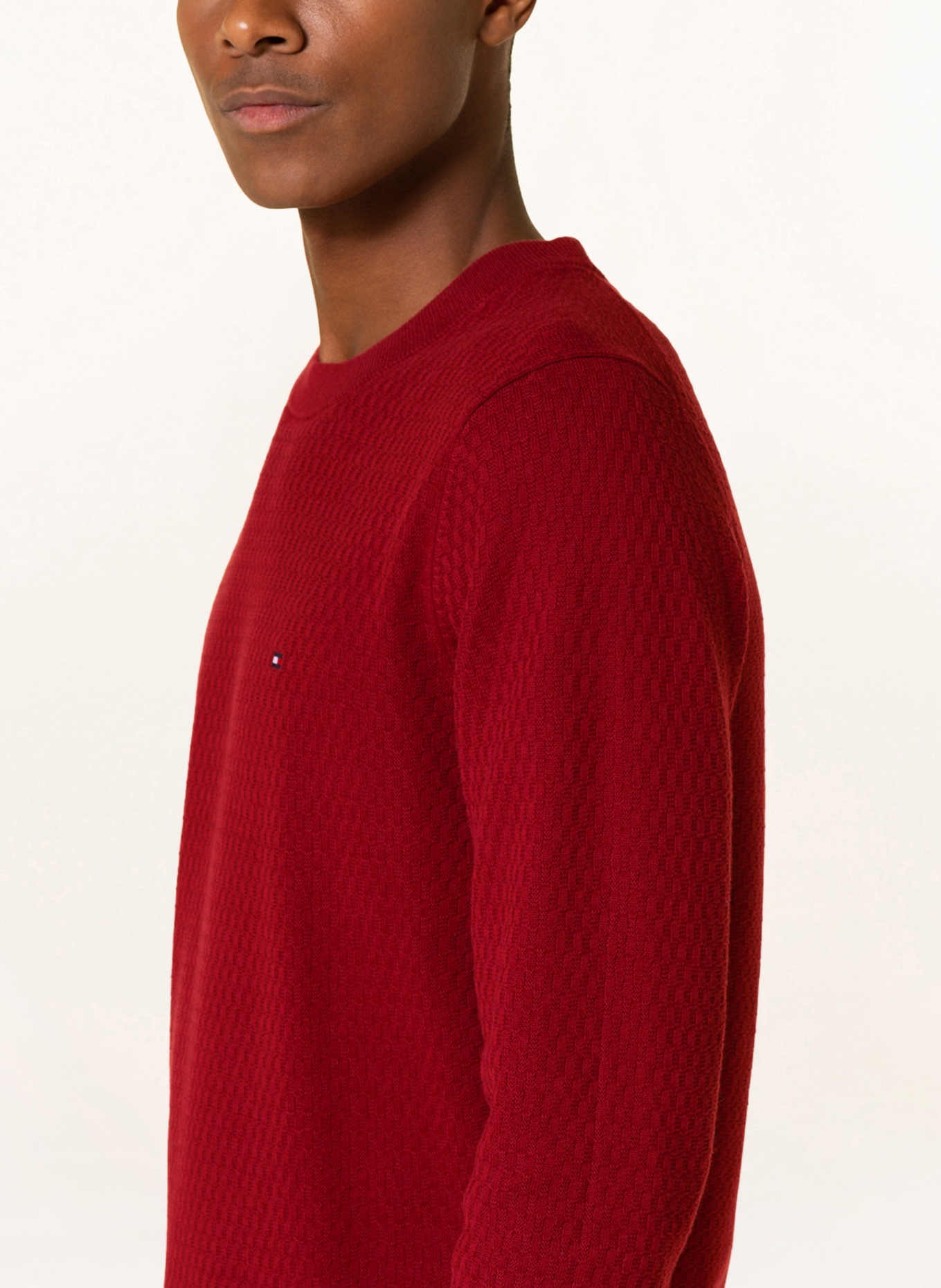 TOMMY HILFIGER Pullover , Farbe: DUNKELROT (Bild 4)