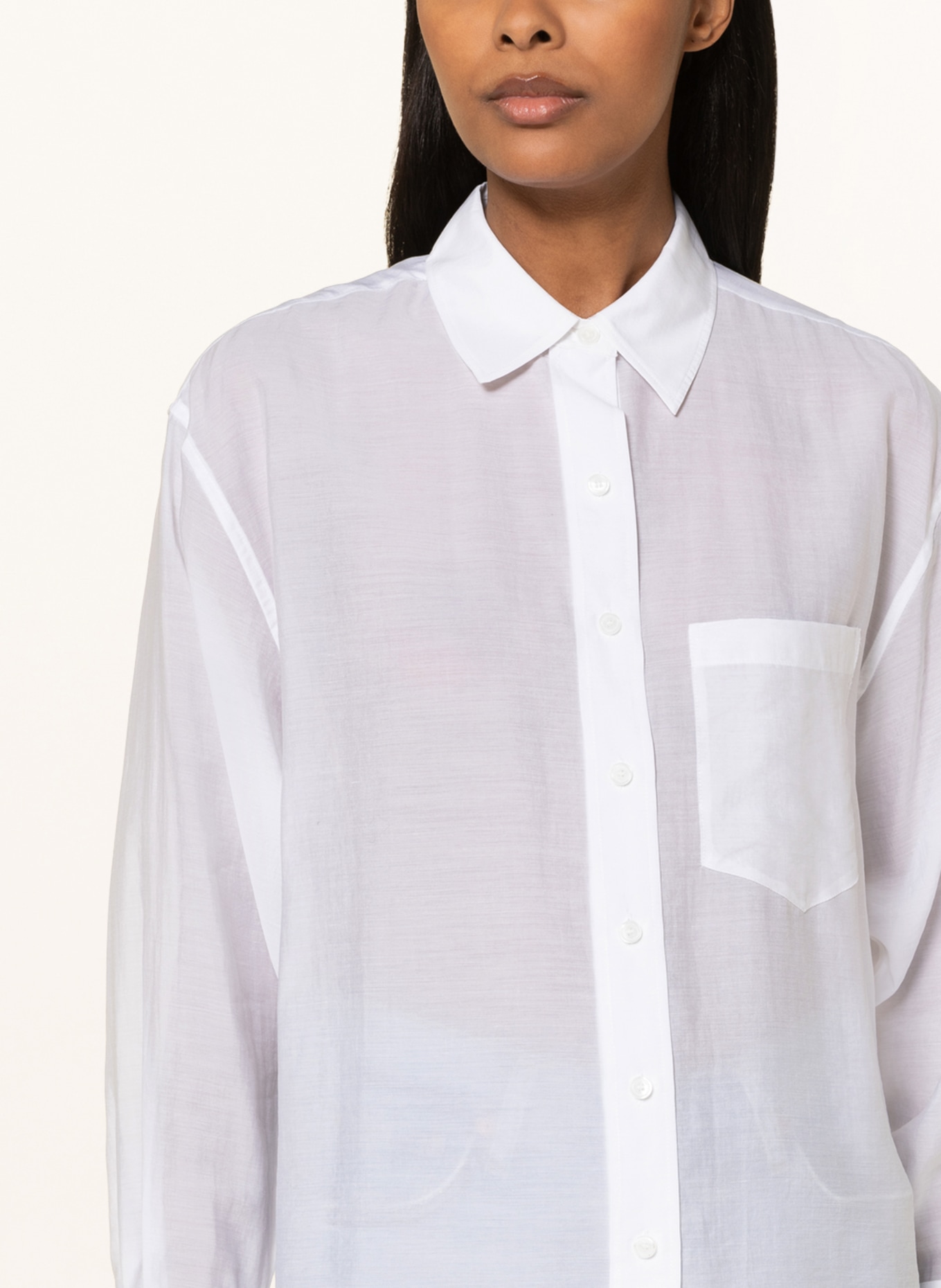 Calvin klein white blouse hot sale
