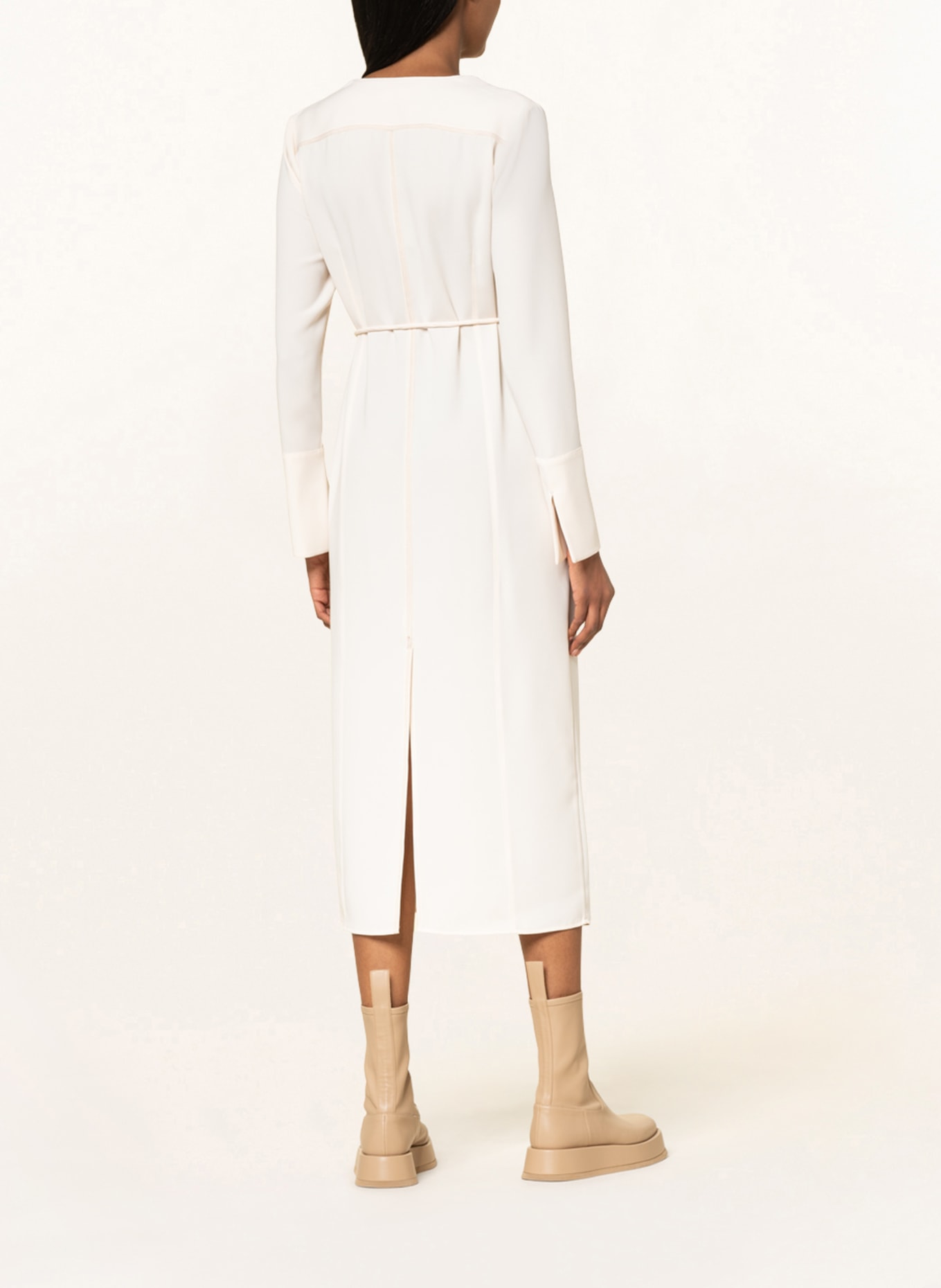 Calvin Klein Šaty, Barva: KRÉMOVÁ (Obrázek 3)