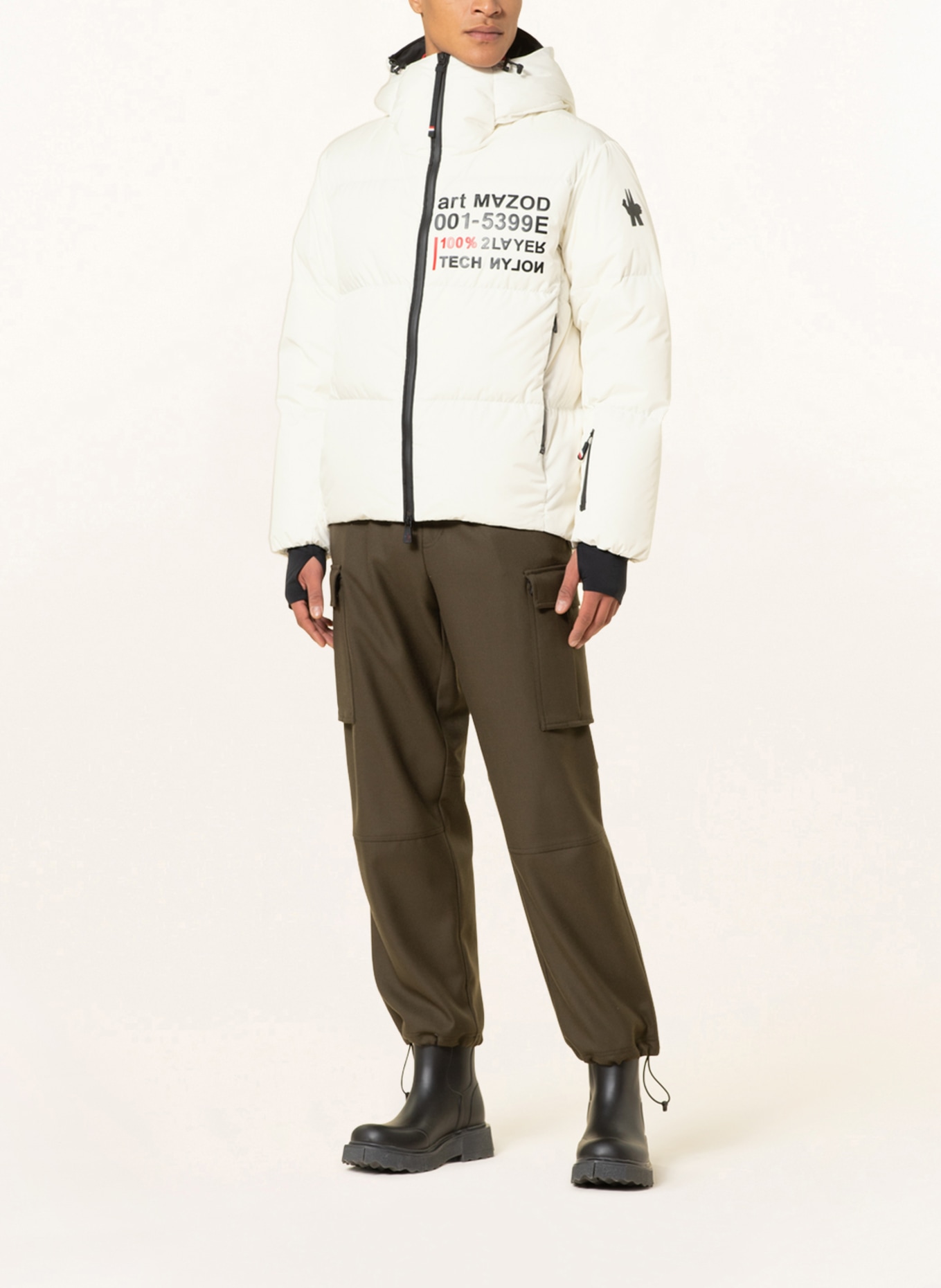 MONCLER GRENOBLE Down ski jacket MAZOD, Color: WHITE (Image 2)