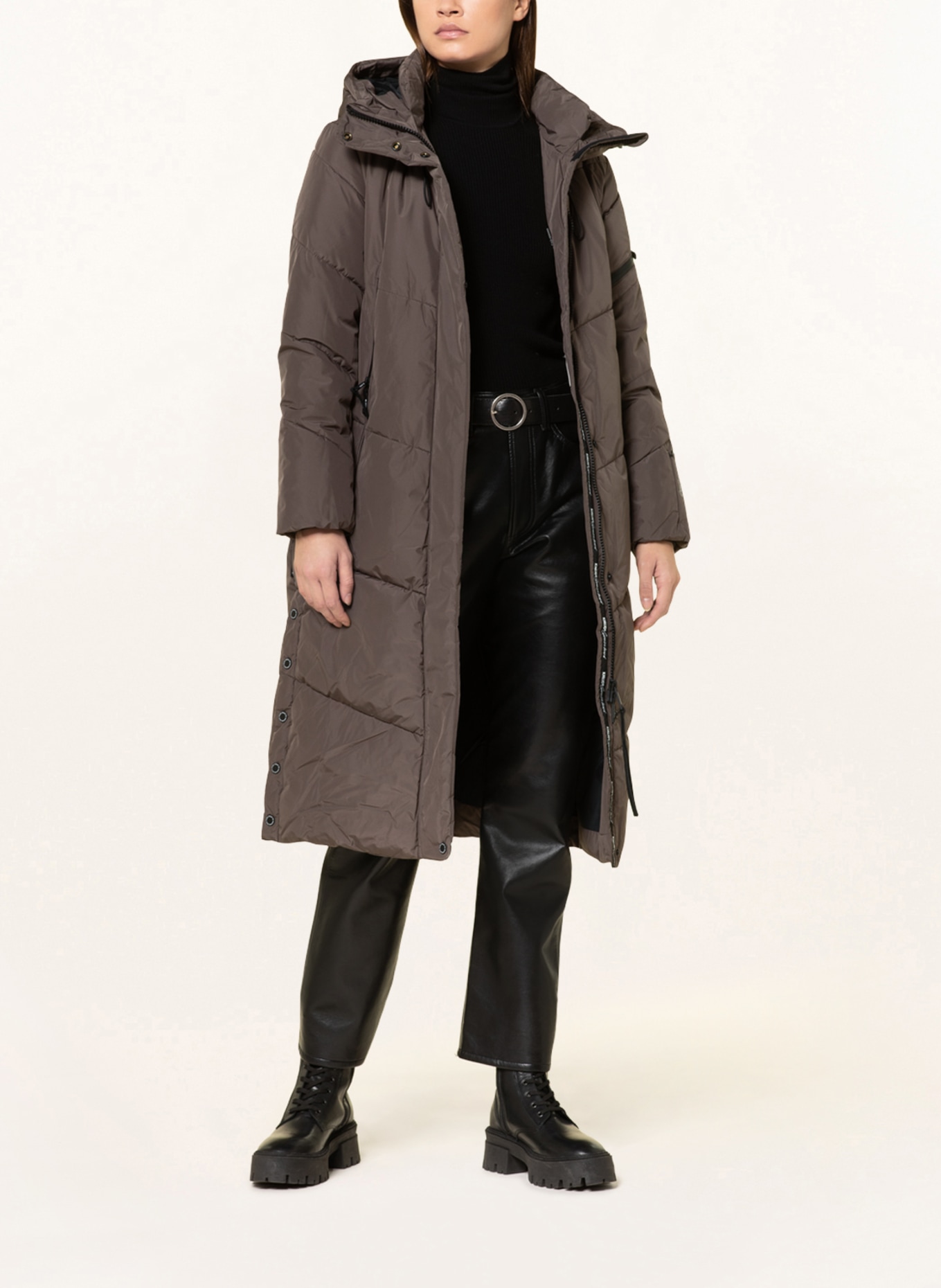 khujo Quilted coat SONJE4, Color: BROWN (Image 2)