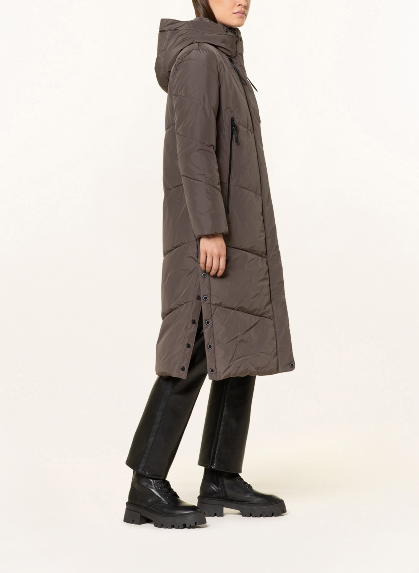 khujo Quilted coat SONJE4, Color: BROWN (Image 4)
