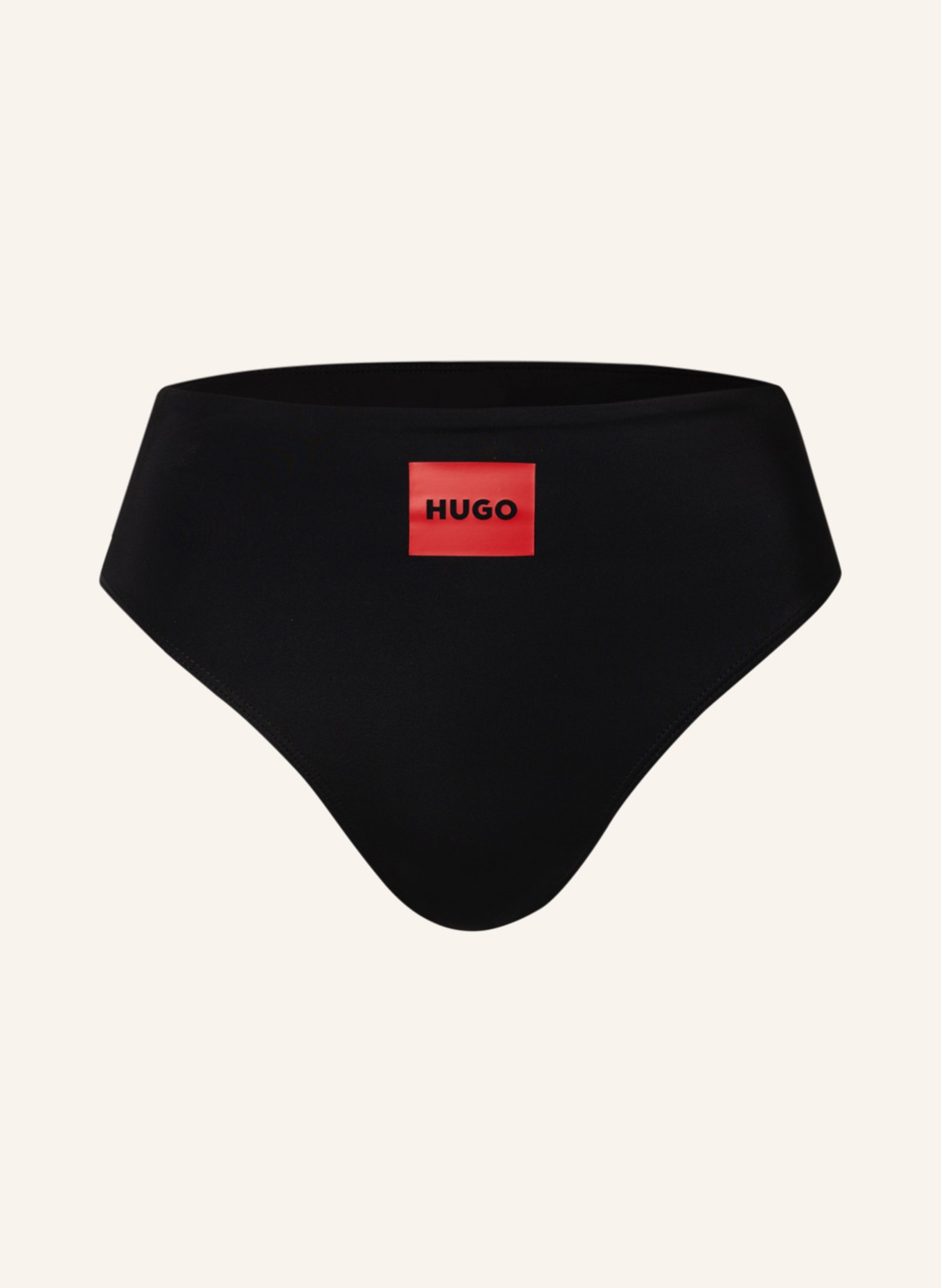 HUGO High Waist bikinové kalhotky RED LABEL , Barva: ČERNÁ (Obrázek 1)