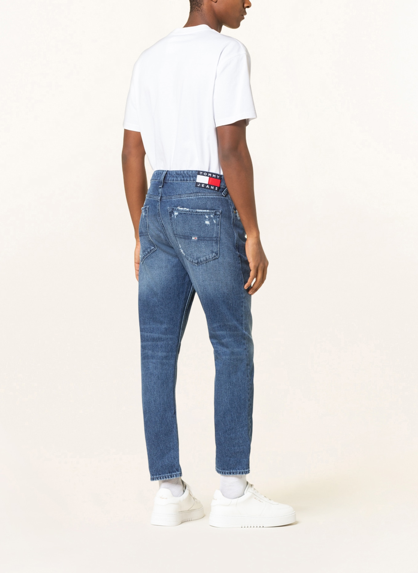 TOMMY JEANS Destroyed Jeans SCANTON Slim Fit, Farbe: 1A5 Denim Medium 02 (Bild 3)