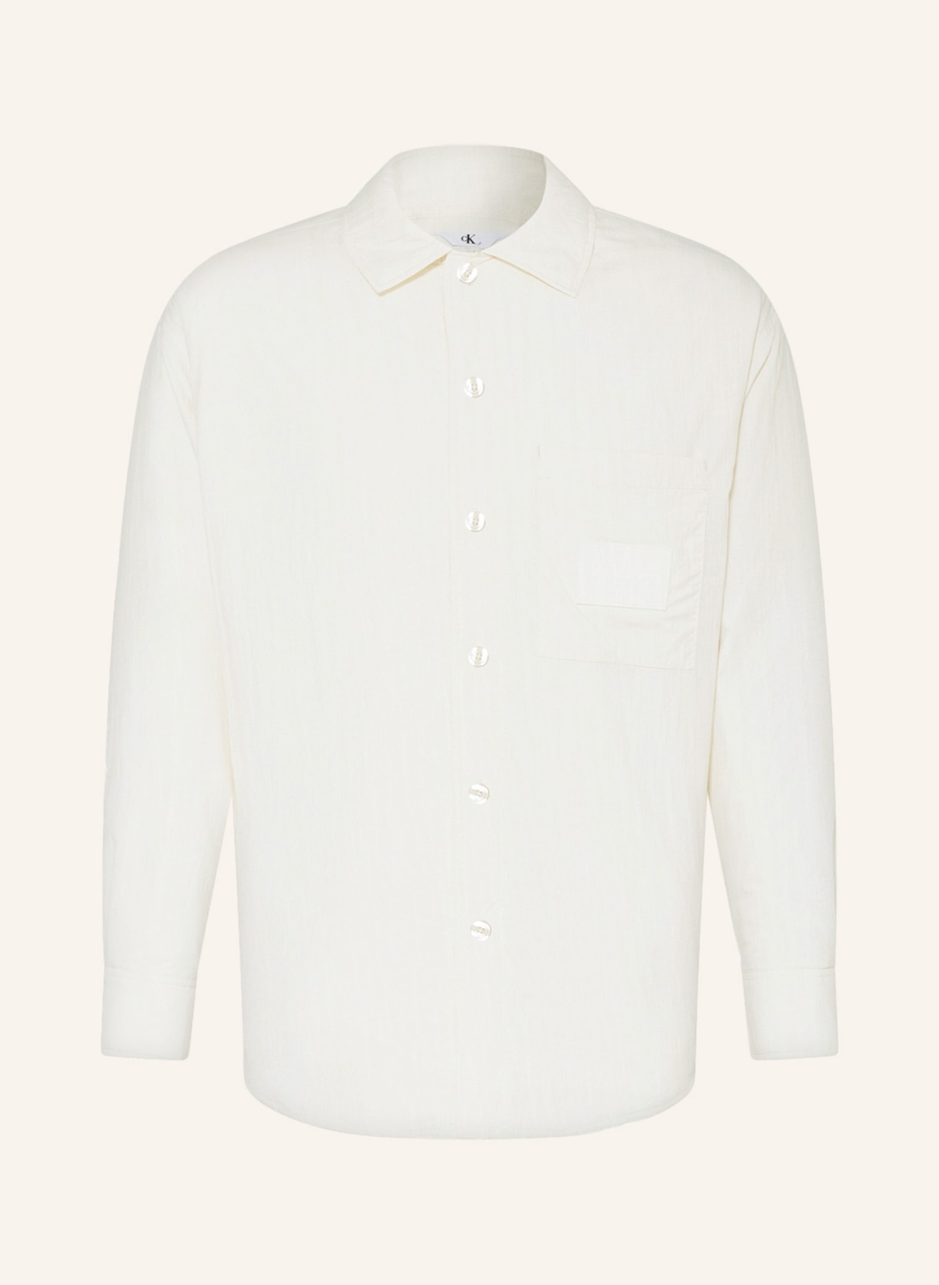 Calvin Klein Jeans Overshirt , Color: WHITE (Image 1)