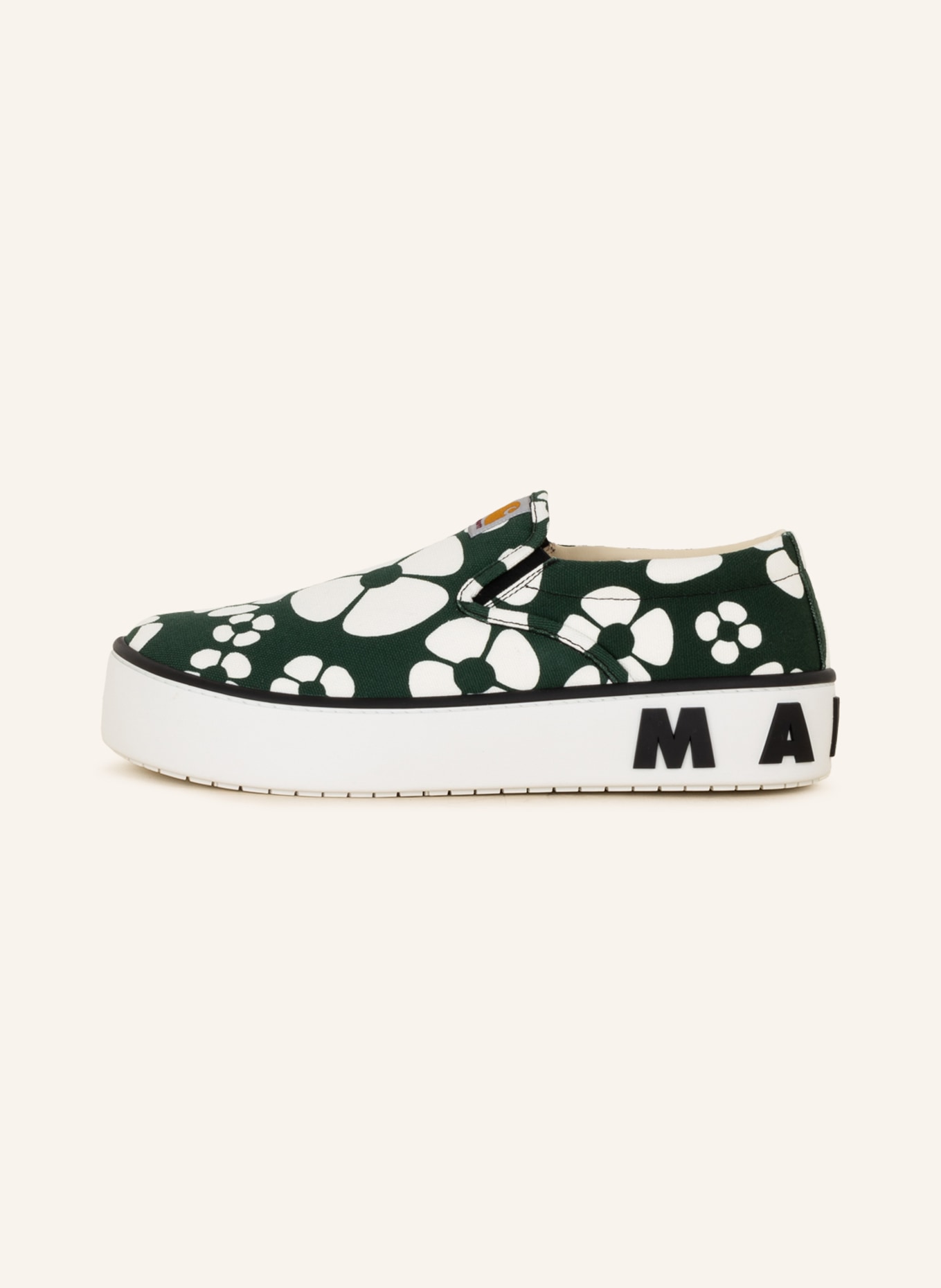MARNI Slip-on sneakers, Color: GREEN/ WHITE (Image 4)