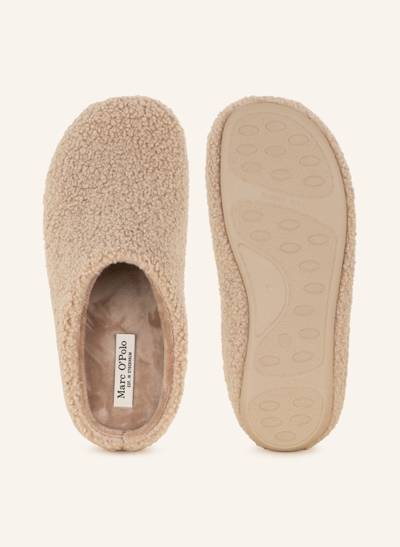 Marc O'Polo Slippers made of teddy, Color: BEIGE (Image 5)