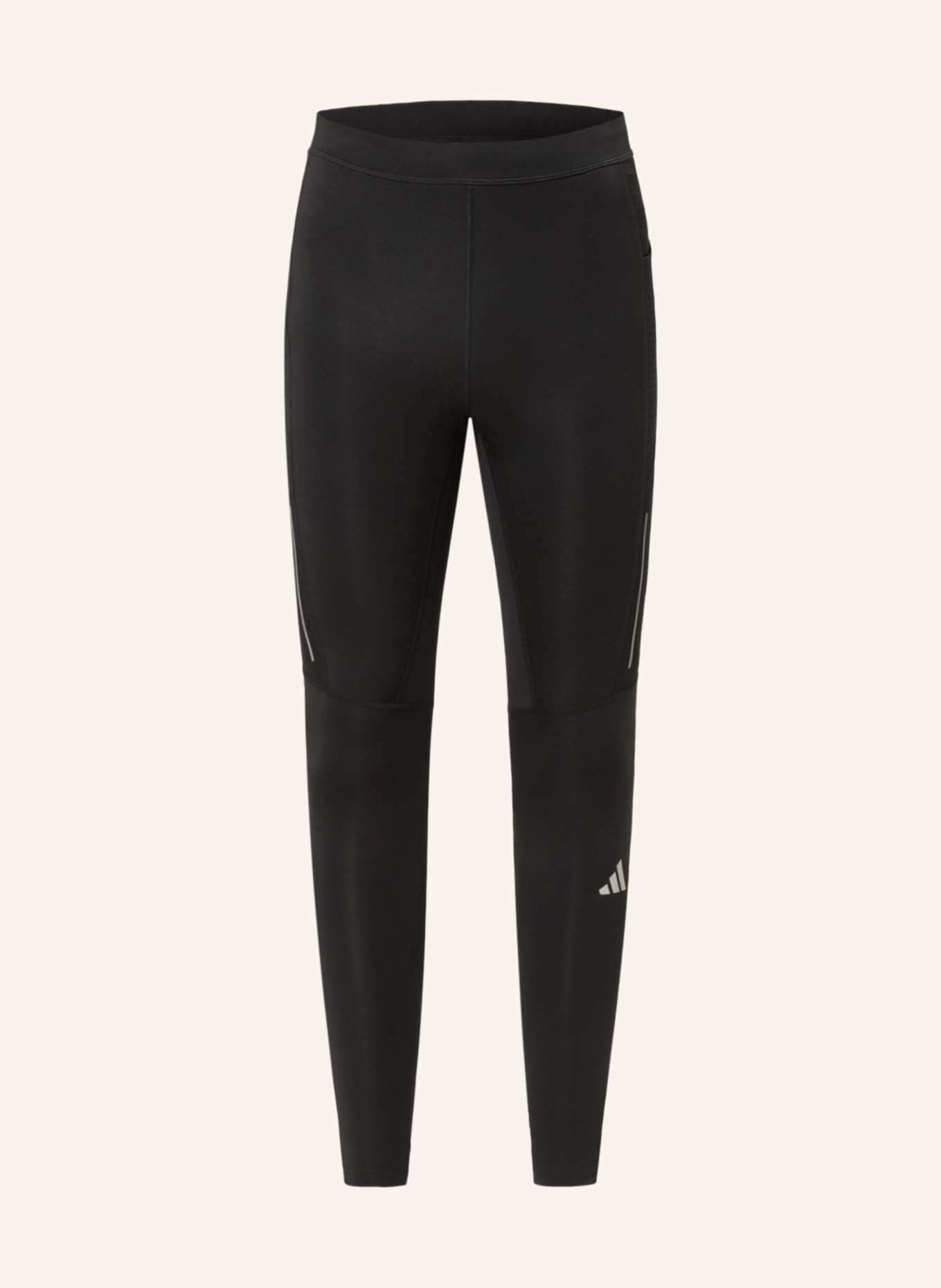 adidas Running tights OWN THE RUN with mesh , Color: BLACK (Image 1)