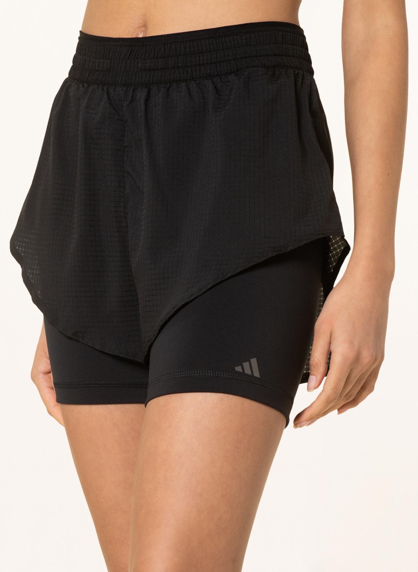 adidas 2-in-1 training shorts HIIT HEAT.RDY, Color: BLACK (Image 5)